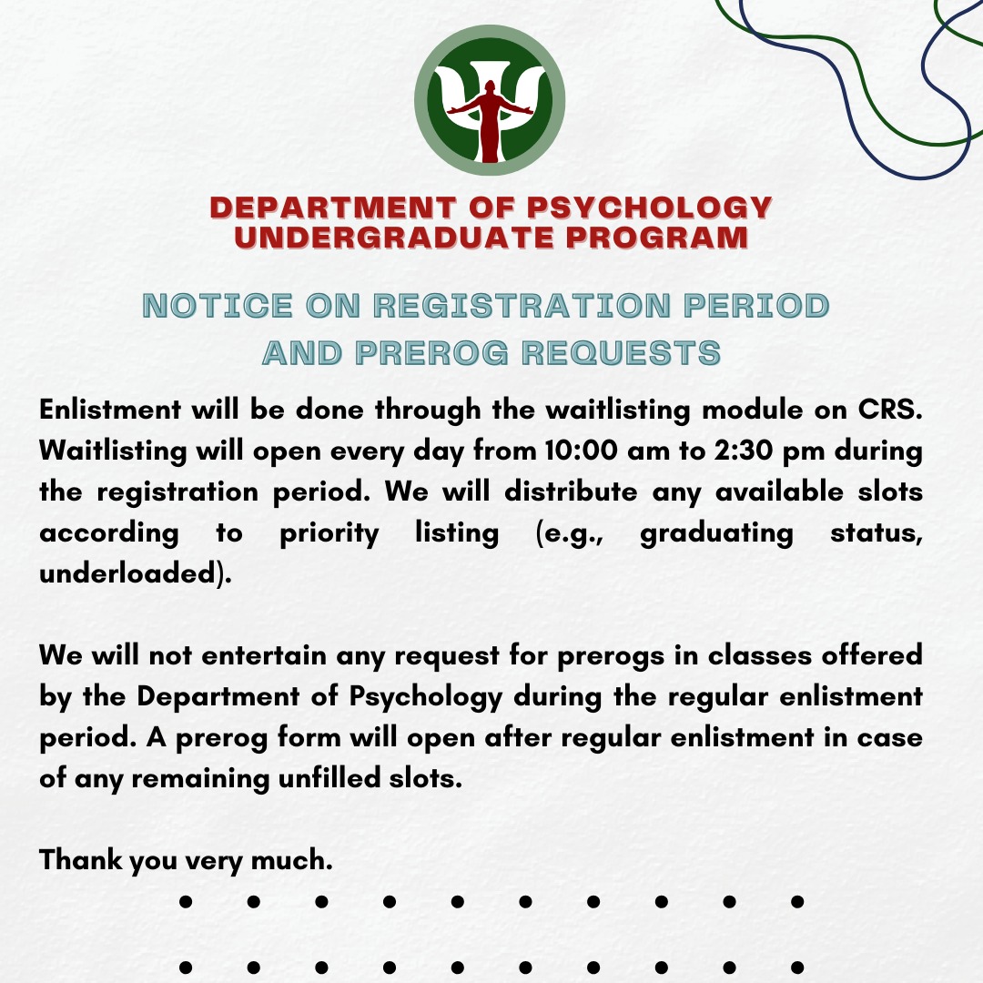 N... - University of the Philippines, Department of Psychology | Facebook