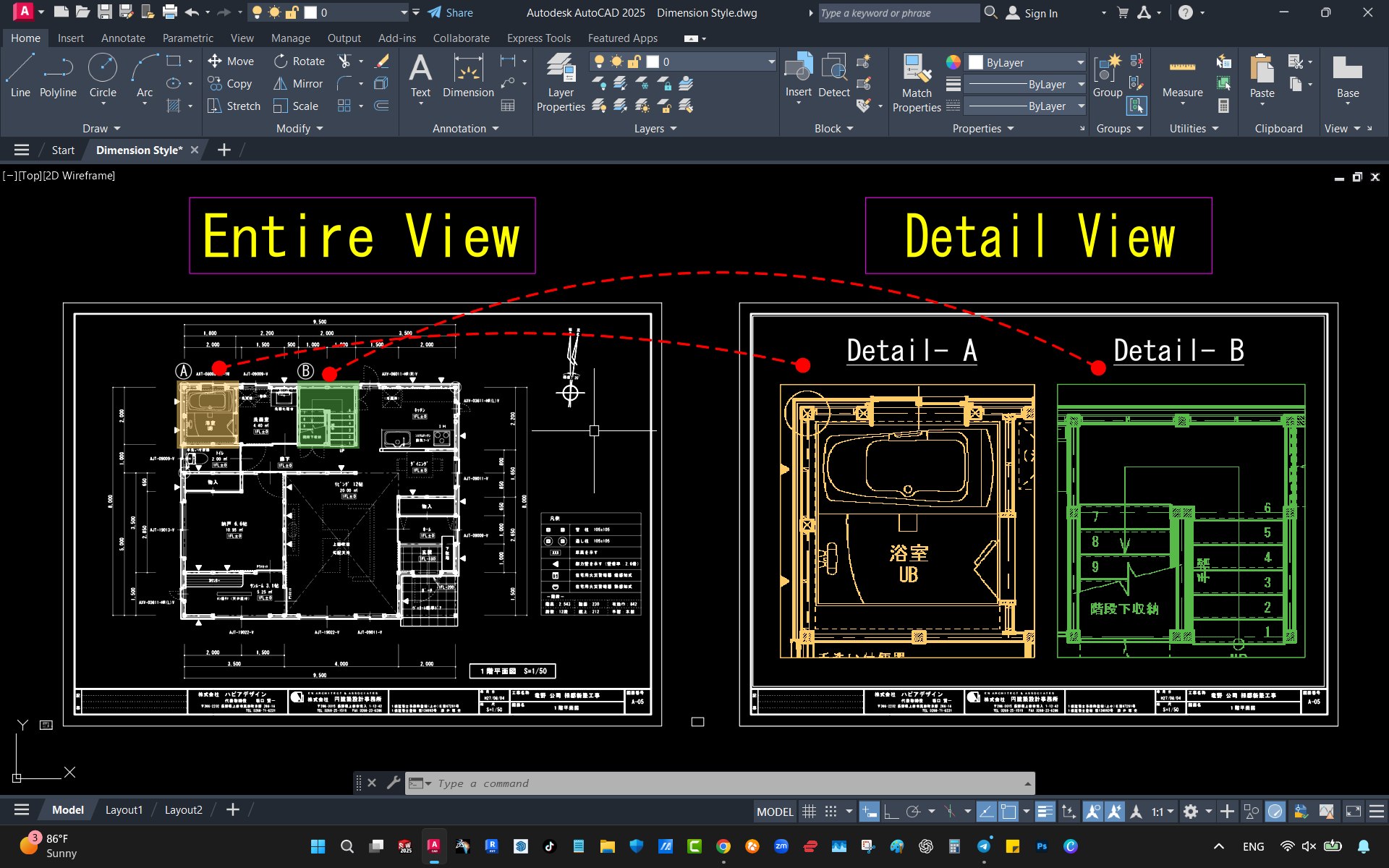 CAD - 🔰AutoCAD Layout ရဲ့ Paper ပေါ် မှာ Viewport ပုံစံ အမျိုးမျိုးနဲ့ ...