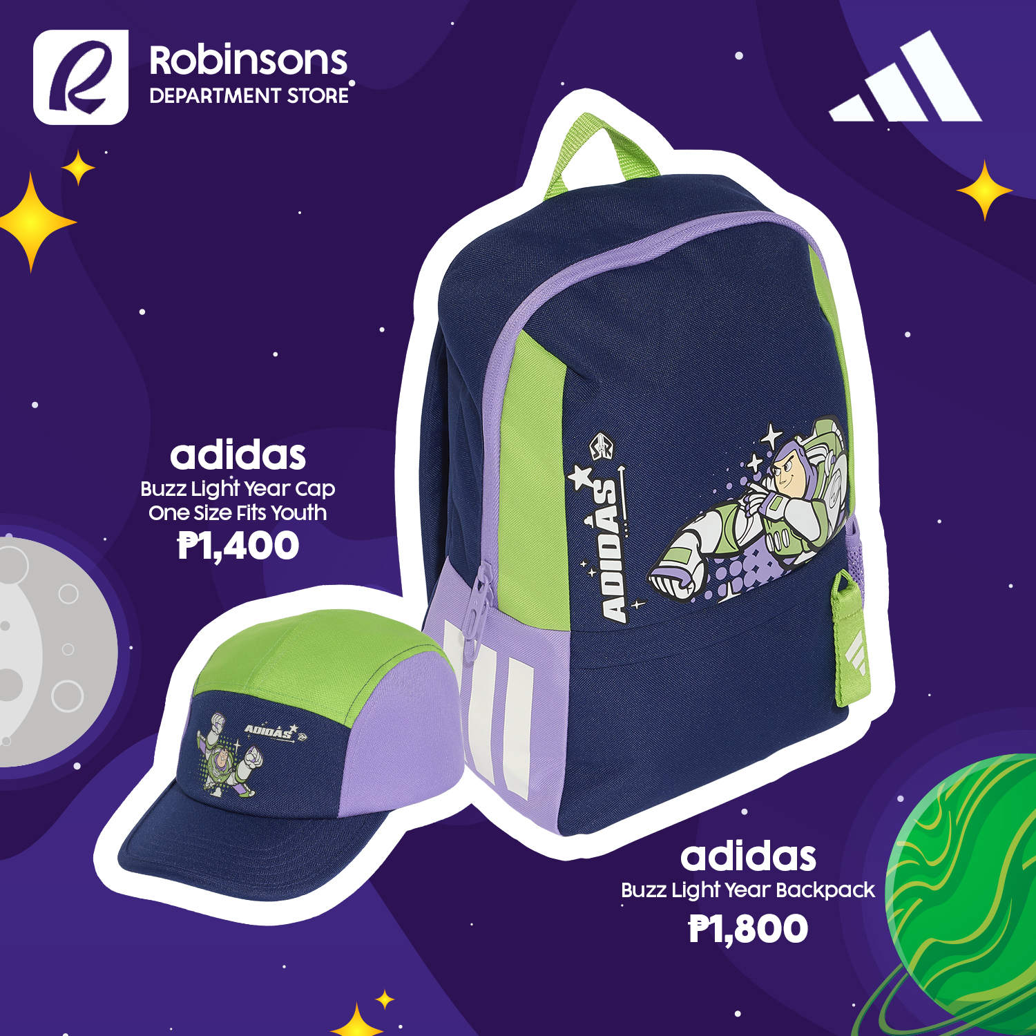 adidas buzz lightyear backpack x Disney Mini Small Toy Story Space Daypack Zipper Bag (13.5