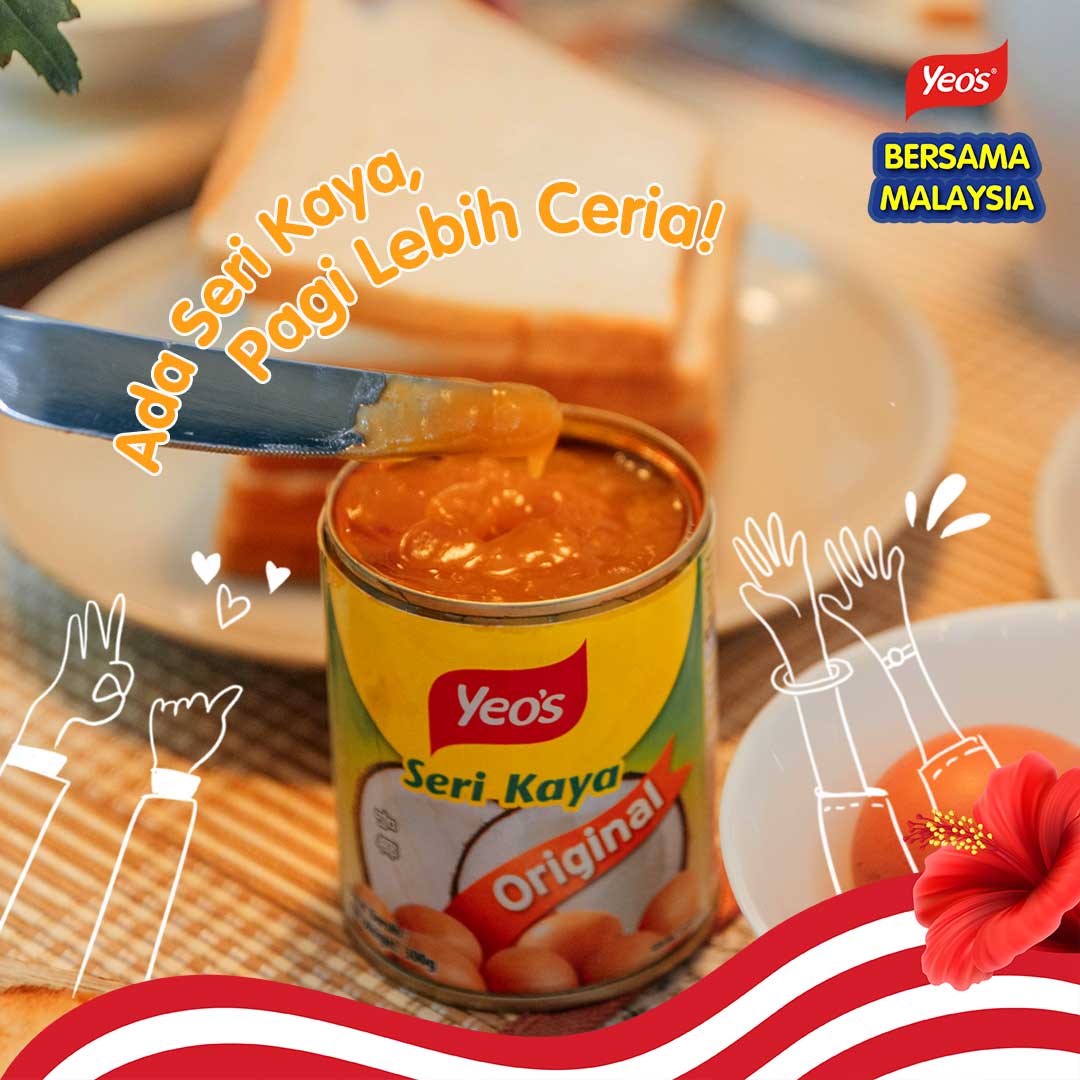 Yeo's MY - Sapu-sapu atas roti, masuk mulut senyum happy 😊...
