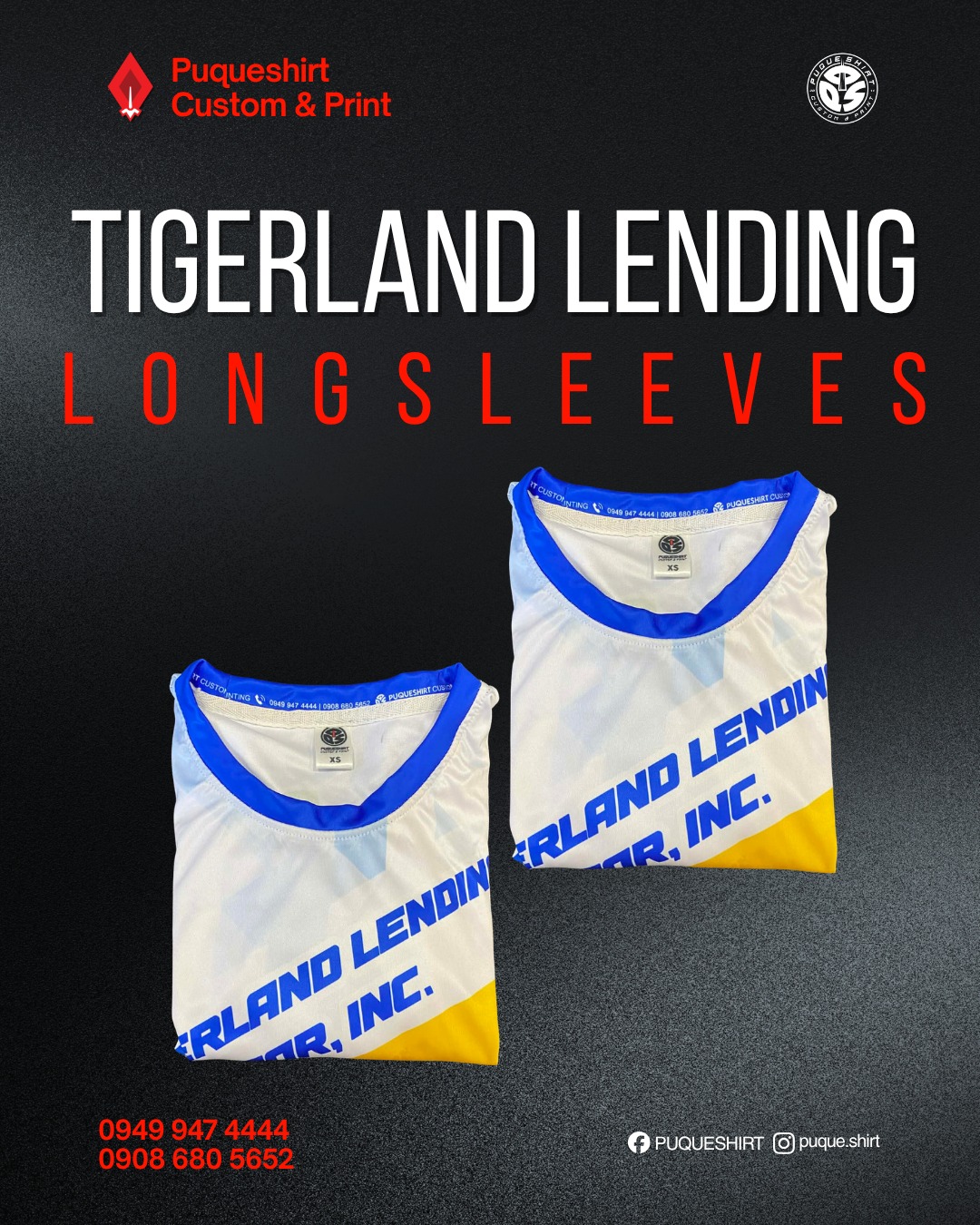 TIGERLAND LENDING LONGSLEEVES | Drifit | Full Sublimation