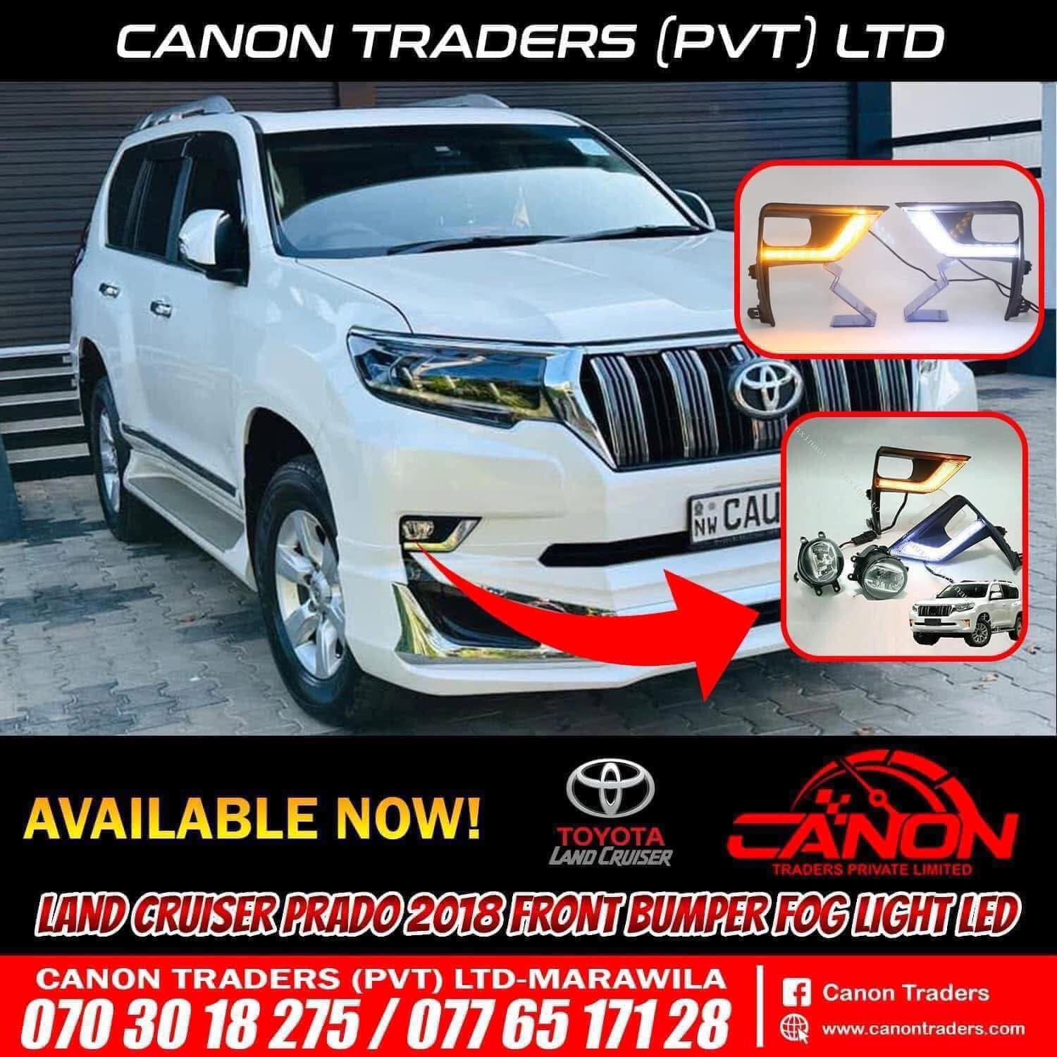 Land Cruiser Prado 2018 Front Bumper Fog Light LED #landcruiser