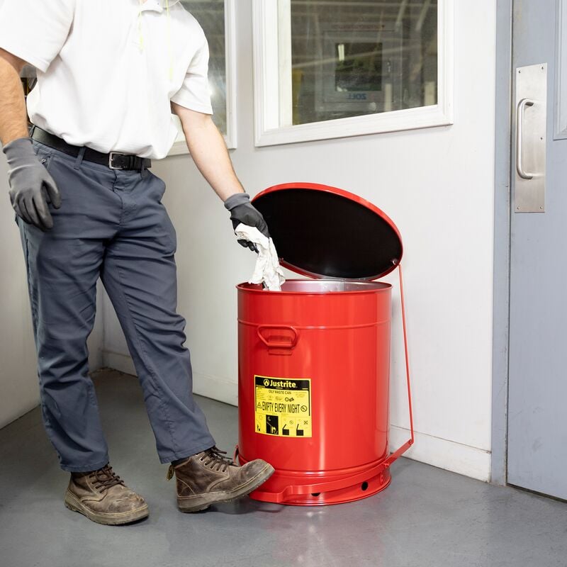 Justrite - 🔥 Did you know oily rags are one of OSHA’s top fire hazards ...