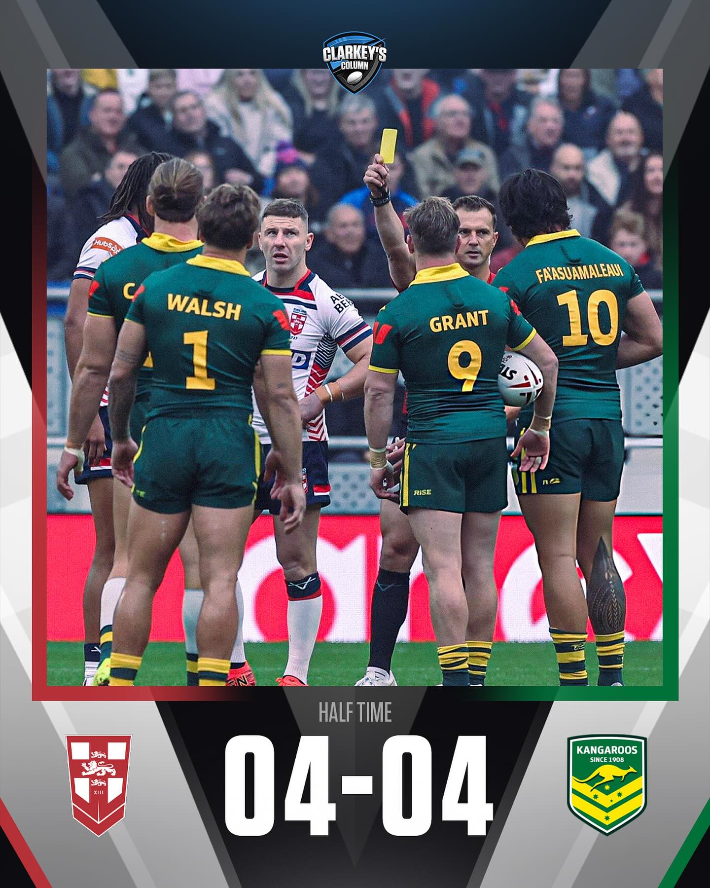 Clarkey's - Scores are locked in a tryless half of footy!😳 | Facebook