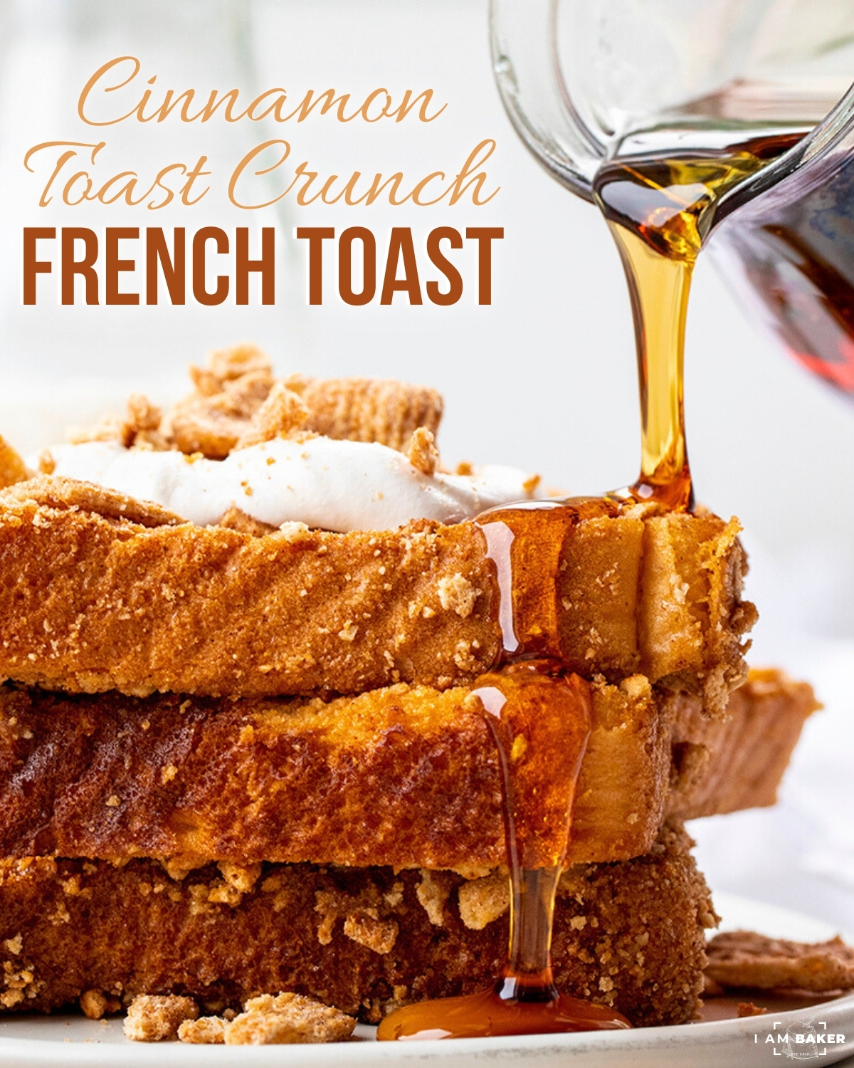 I am baker - French toast is coated in crushed Cinnamon... | Facebook