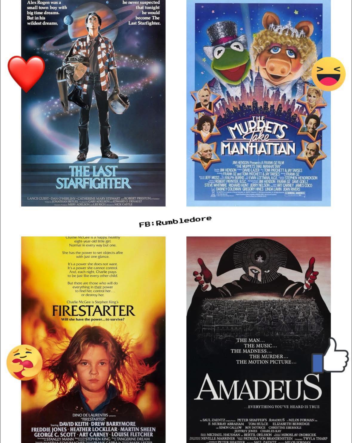Rumbledore - 4 movies… only 1 can stay 🤔 #fblifestyle | Facebook