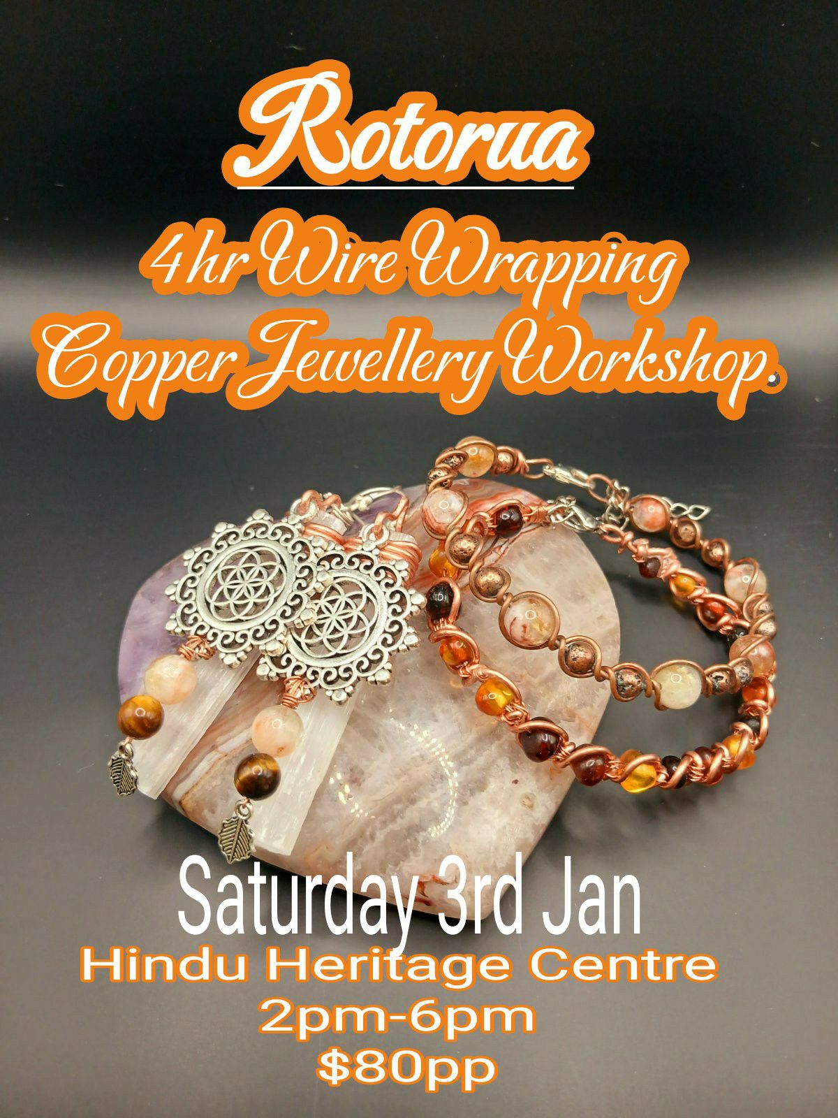 Rotorua Copper Wire Wrapping Workshop