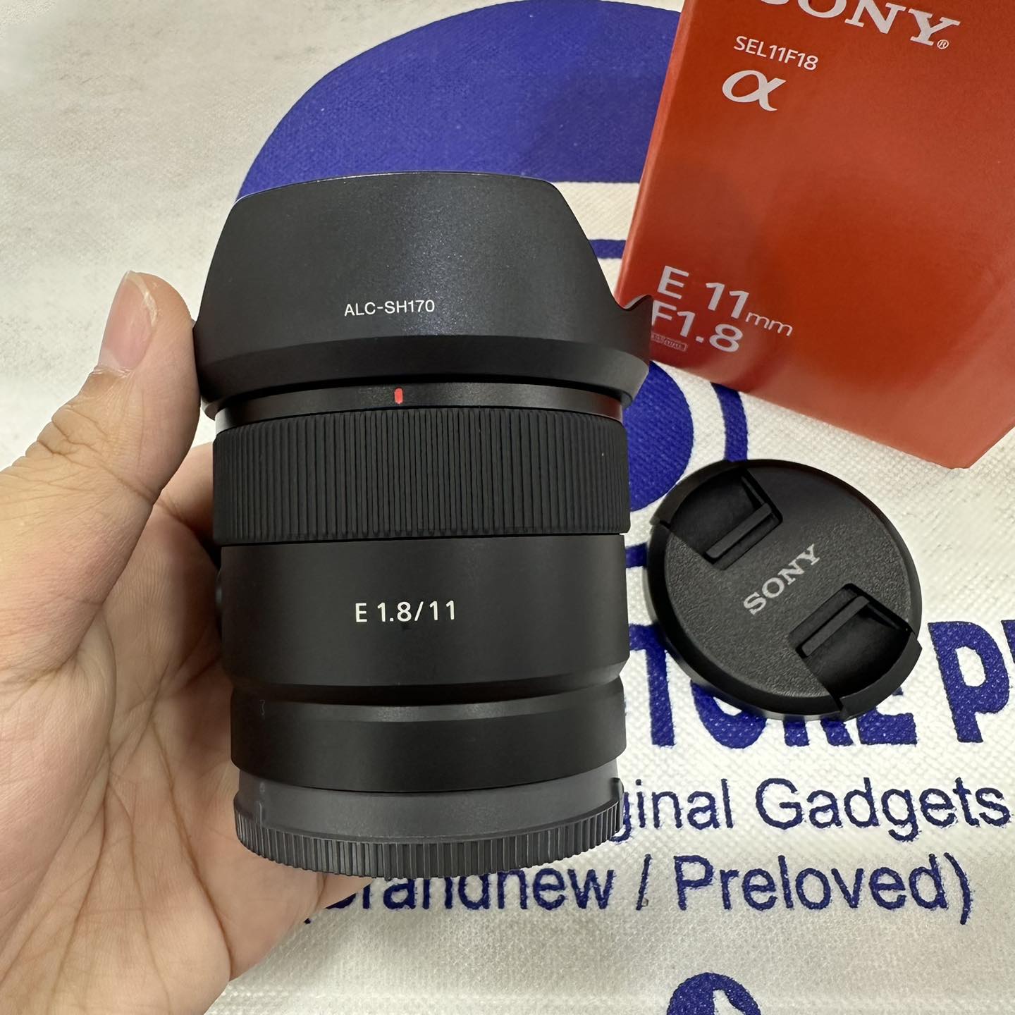 📸 Sony E 11mm f1.8 Wide Lens for E Mount with Box | 2ndhand