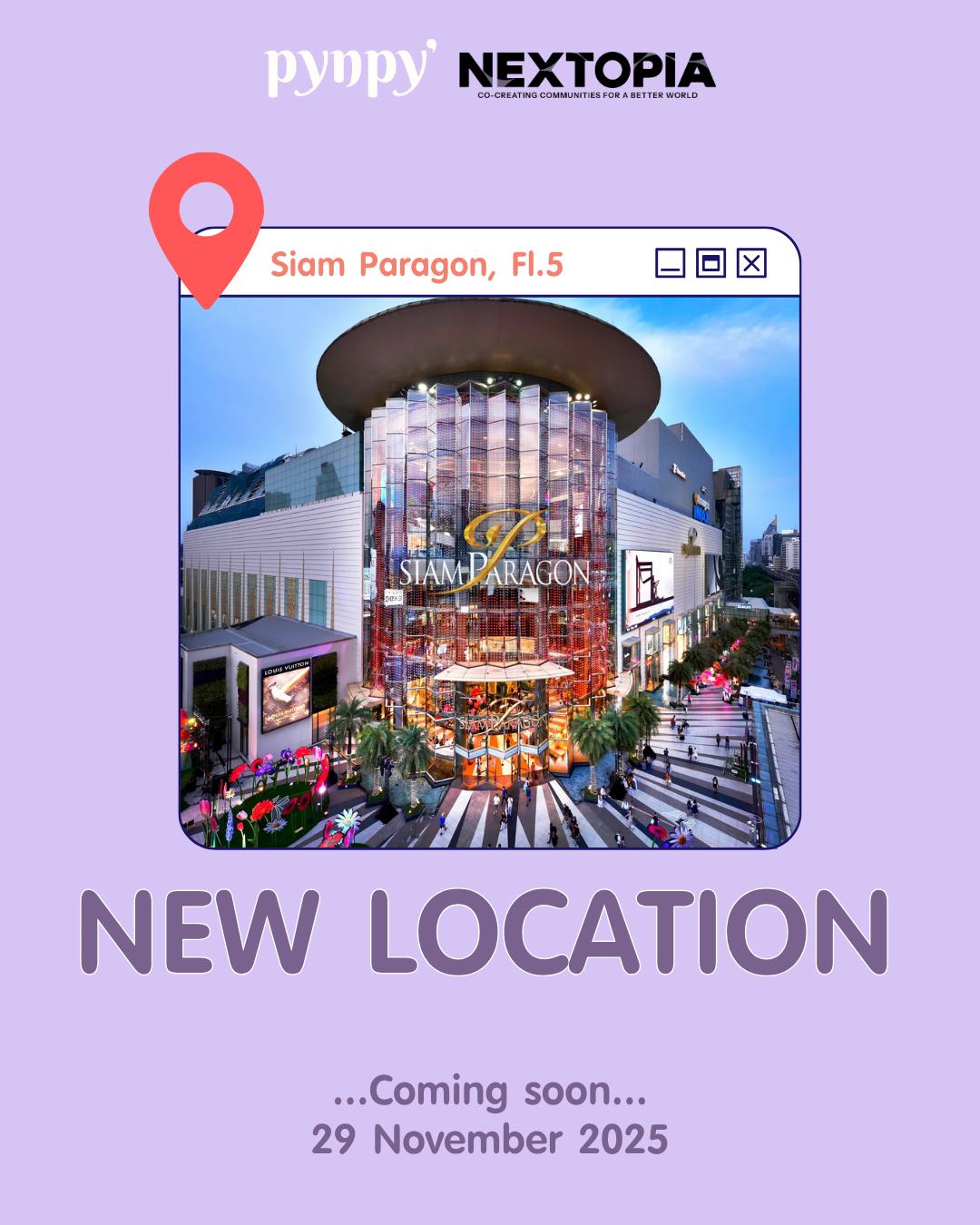 Pynpy' - พบกับ Pynpy' สาขาใหม่ 📍Nextopia, Siam Paragon... | Facebook