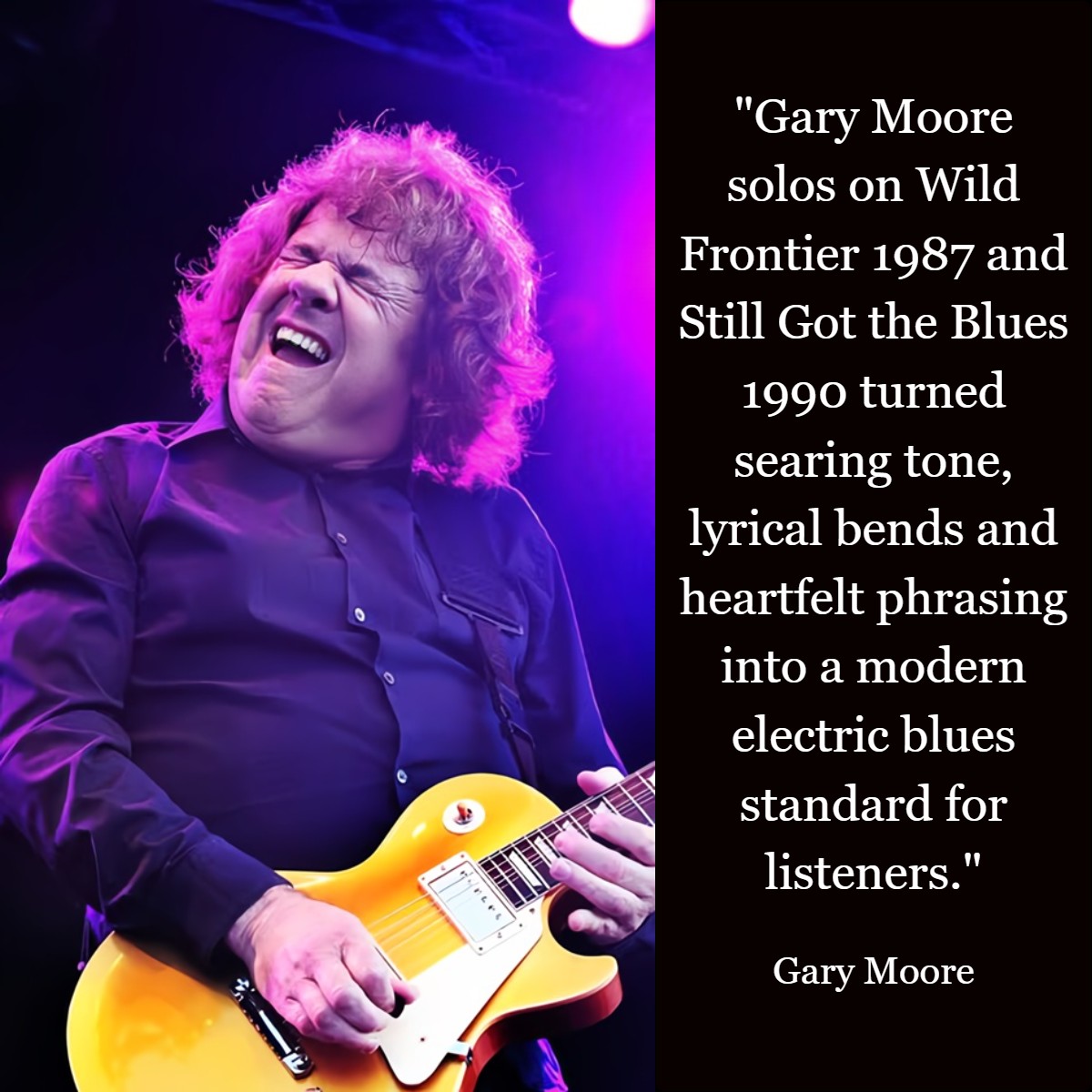 Gary Moore Still Got the Blues Tour, Berlin, Aug. 26th, 1990