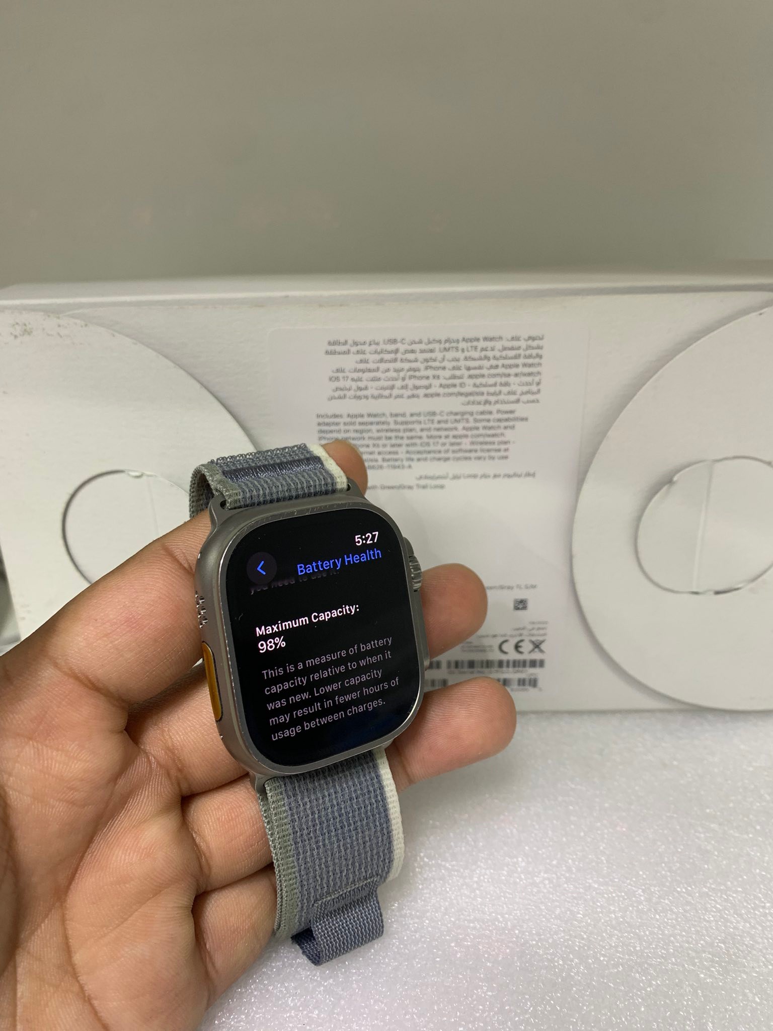 Apple watch Ultra 2 49mm gps and lte 64gb battery 98% With box 