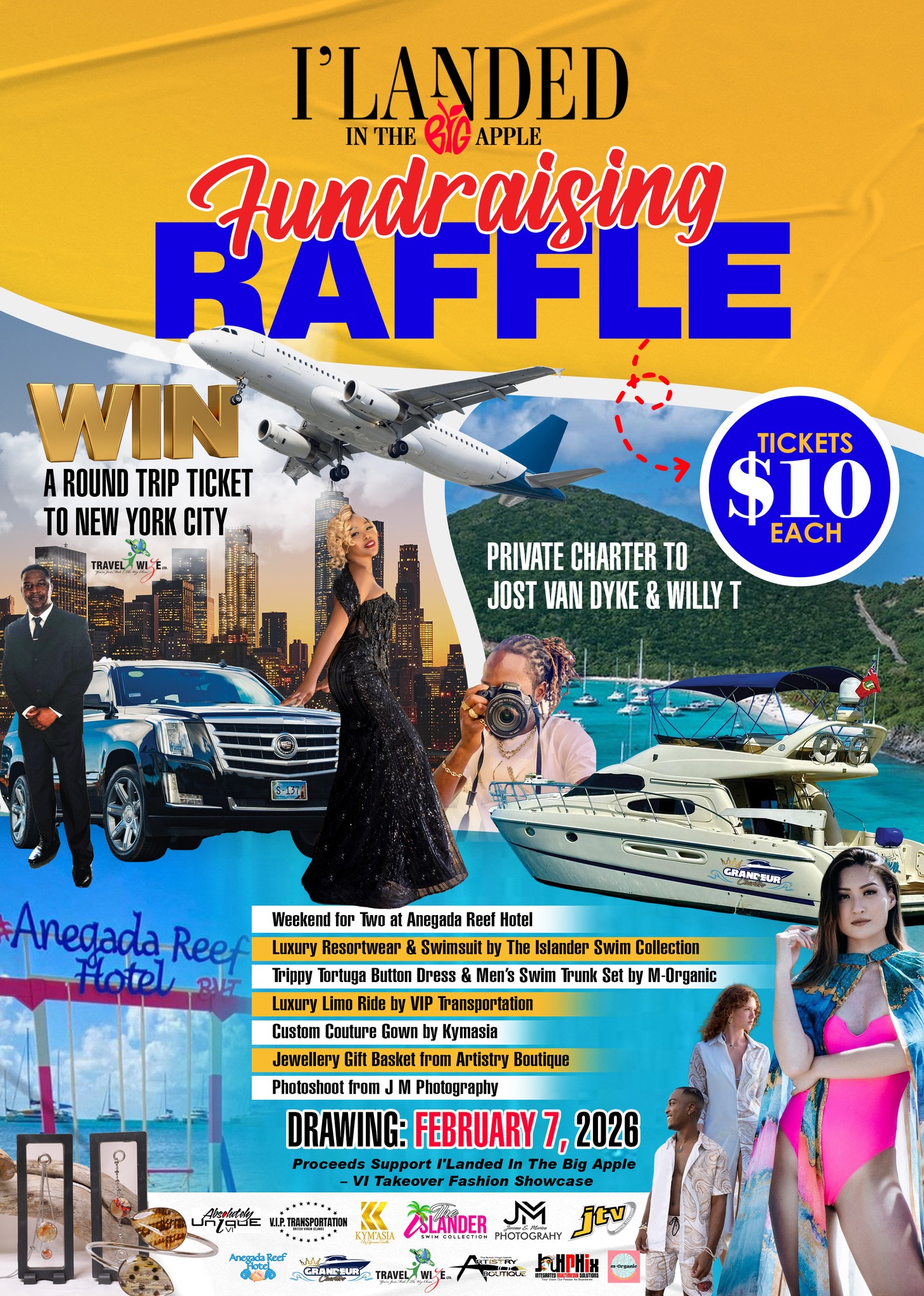 The Islander - I’LANDED IN THE BIG APPLE – FUNDRAISING RAFFLE Win ...