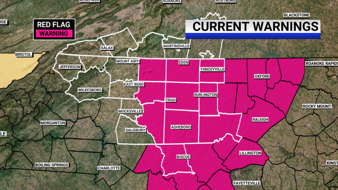 Van - A Red Flag Warning has been issued in the FOX8 viewing area. See ...