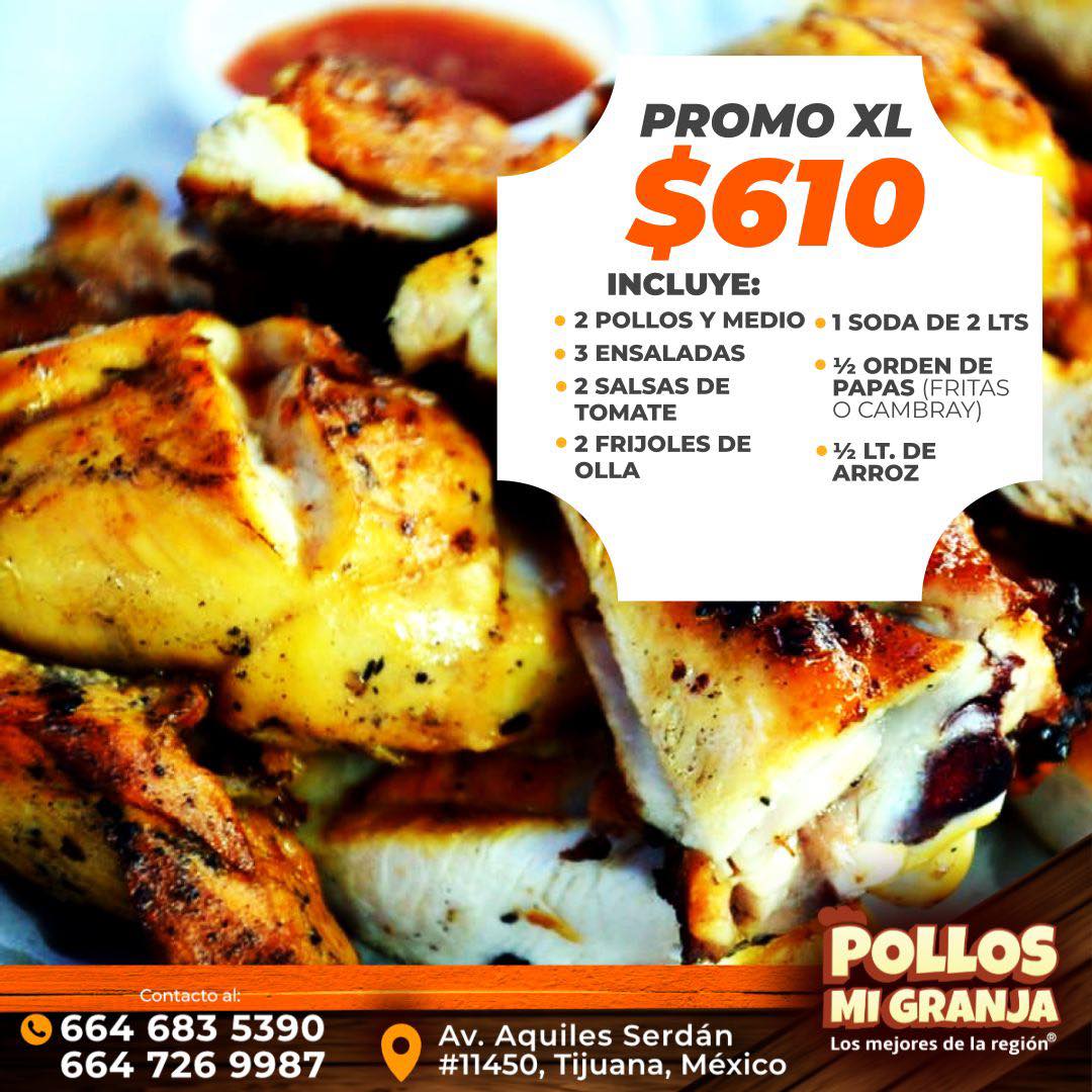 Pollos - 🔥 ¡Del asador directo a tu mesa! Nuestro pollo asado es ...