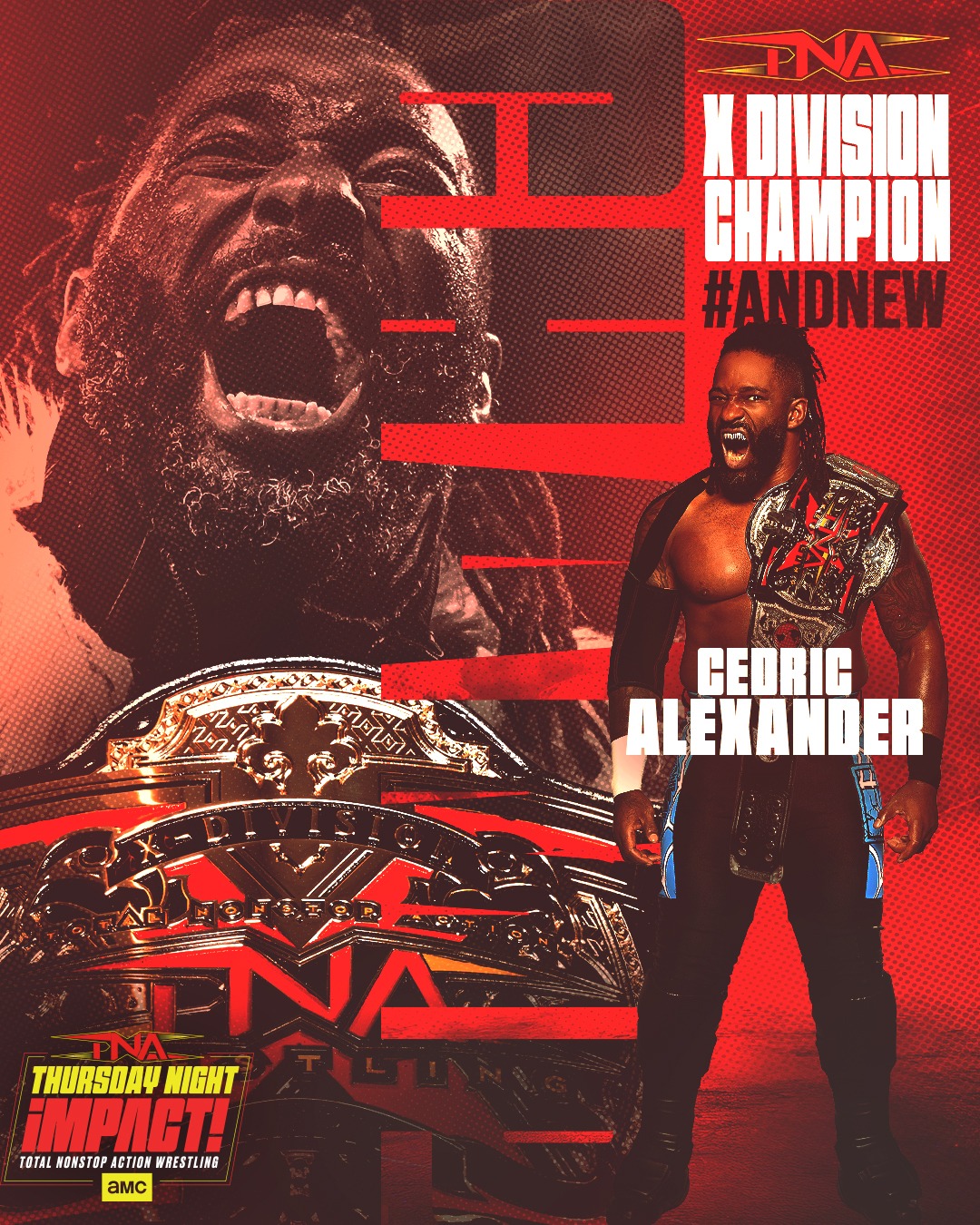 Cedric Alexander beats Leon Slater for the X Division Title!!