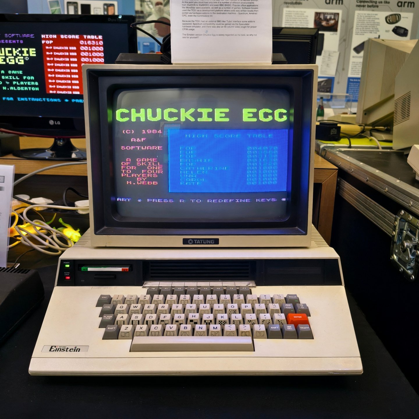 Nostalgia - Tatung Einstein - 1984 and packing a disk drive. Not a ...