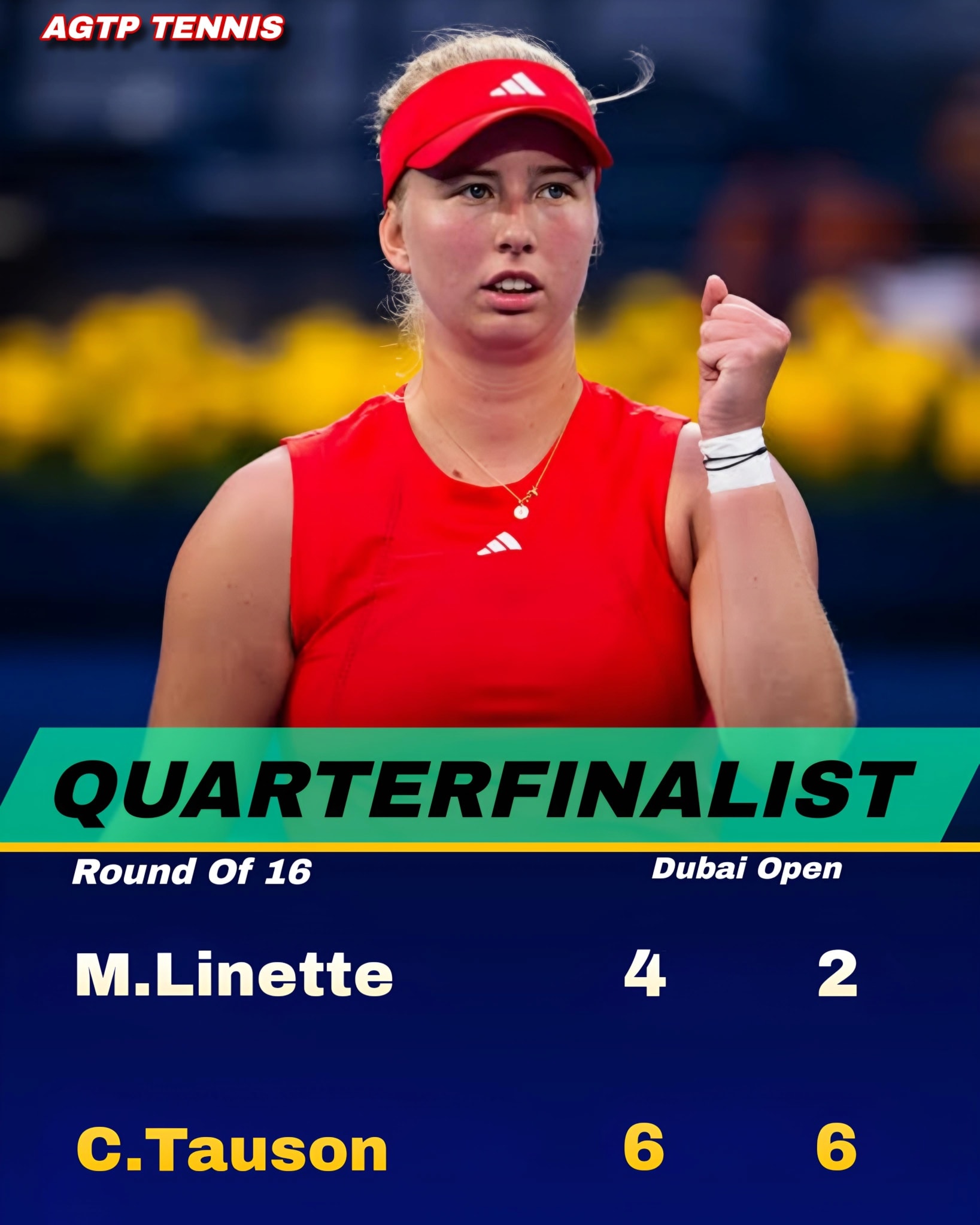 AGTP Tennis - 🔥 INTO THE QUARTERFINALS! 🔥 What a statement... | Facebook