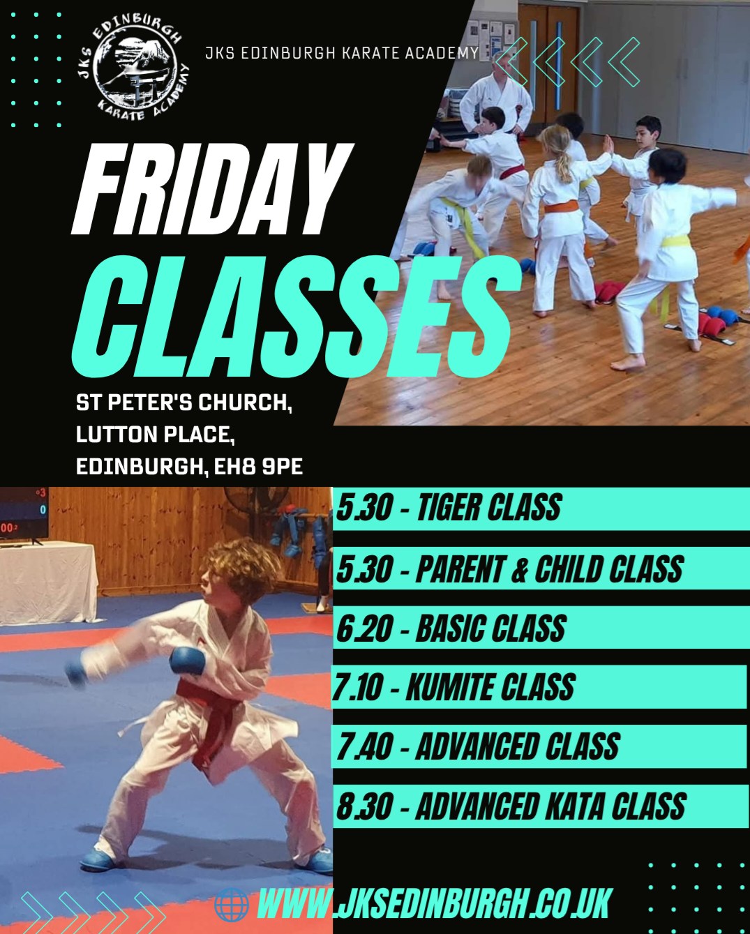 JKS - 🥋 Friday Night Karate at JKS Edinburgh! 👊🔥 The dojo is open, the ...