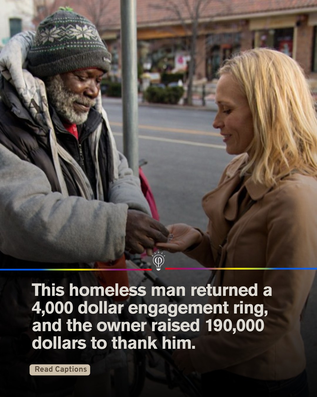 Fact - A homeless man’s honesty captured widespread attention after he ...