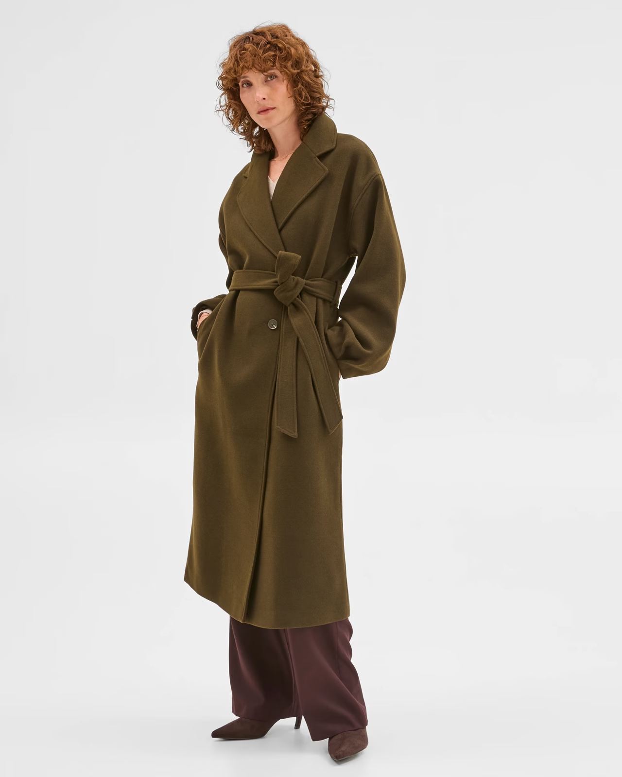 The easiest way to feel put together this winter? A Wrap Belted 