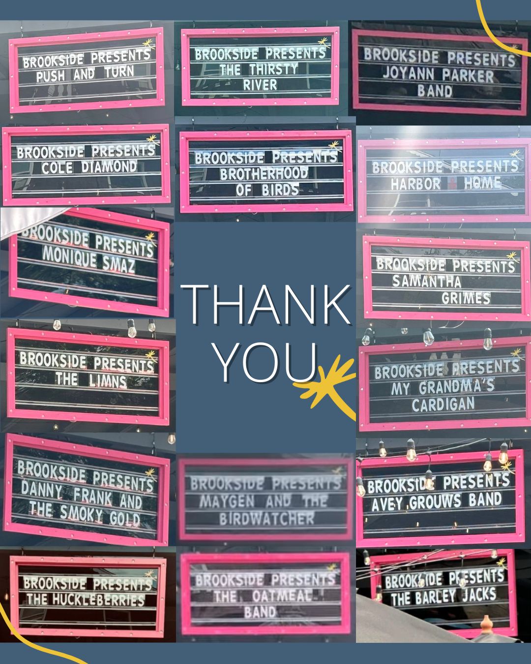 🎶 A huge thank you to everyone who... - Brookside Bar & Grill | Facebook