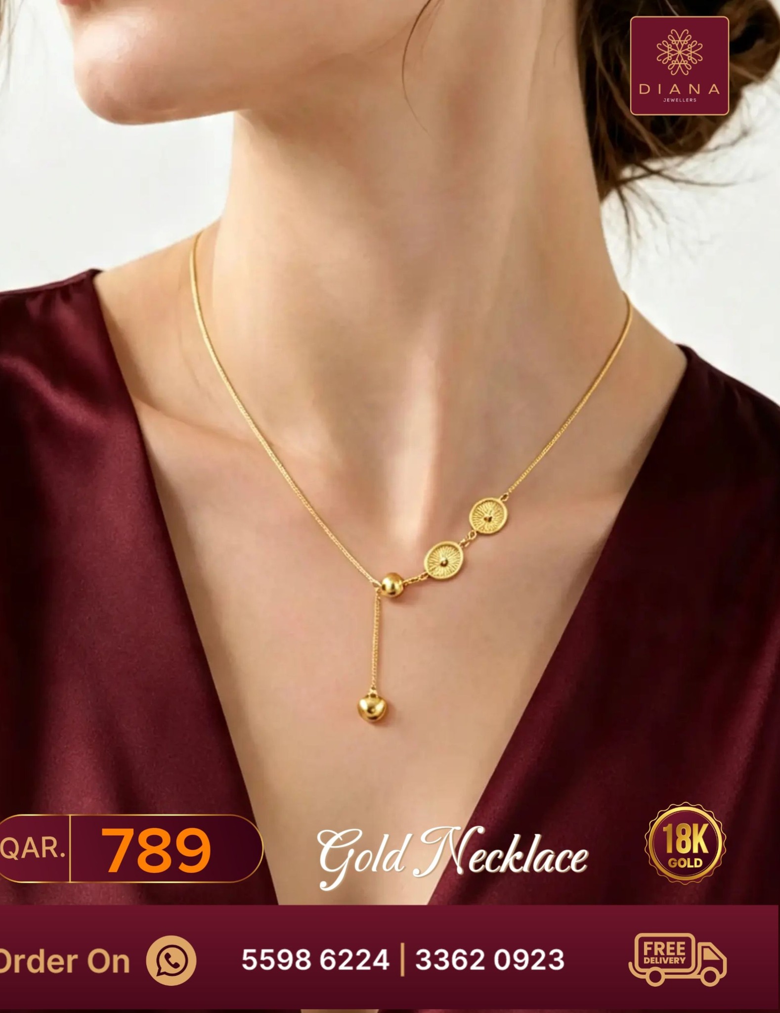 JAC DIANA GLD』 Personalized Diana Necklace – GLDN