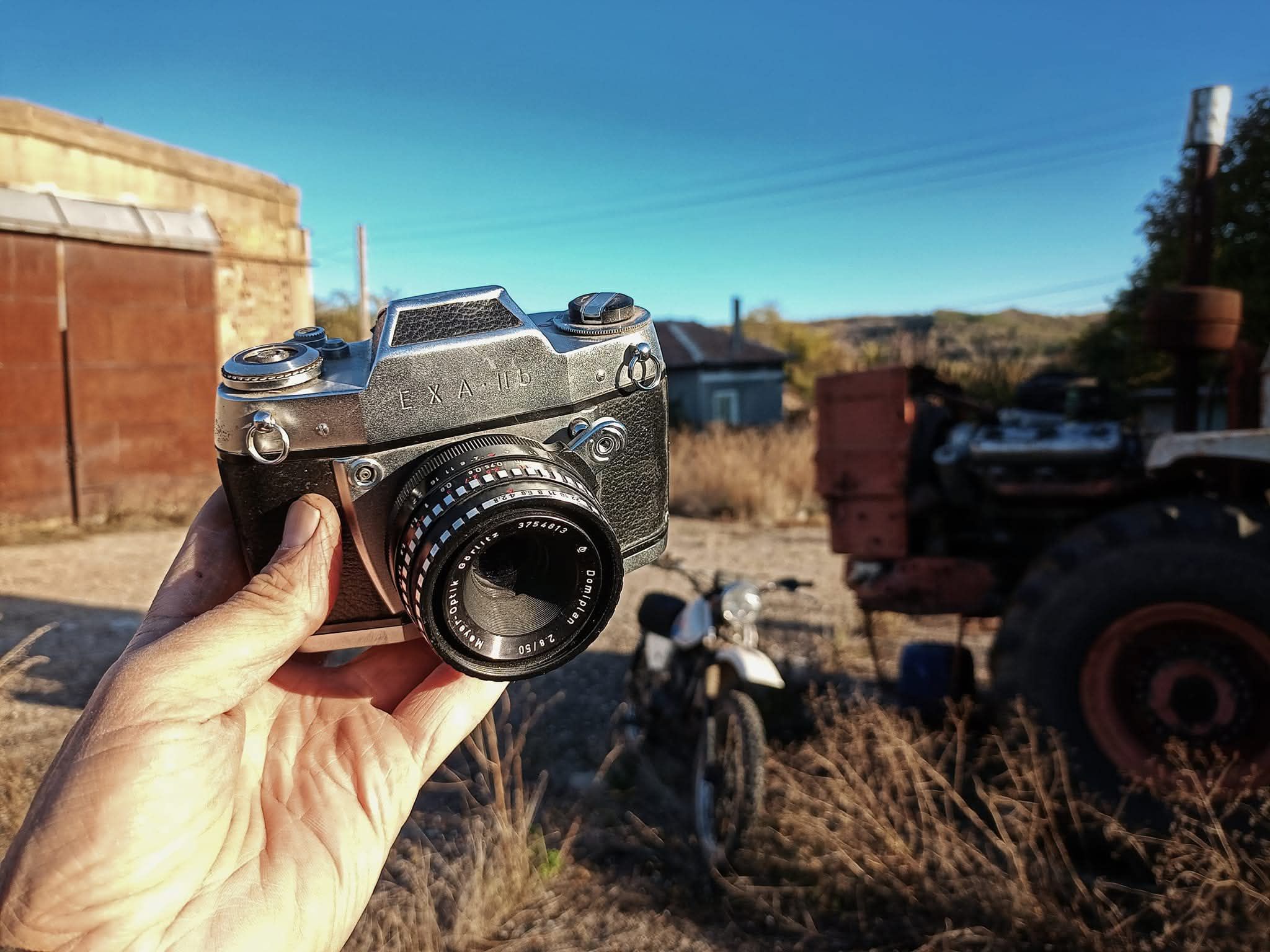 Ihagee Exa and Exa 1 camera photos with vintage lenses
