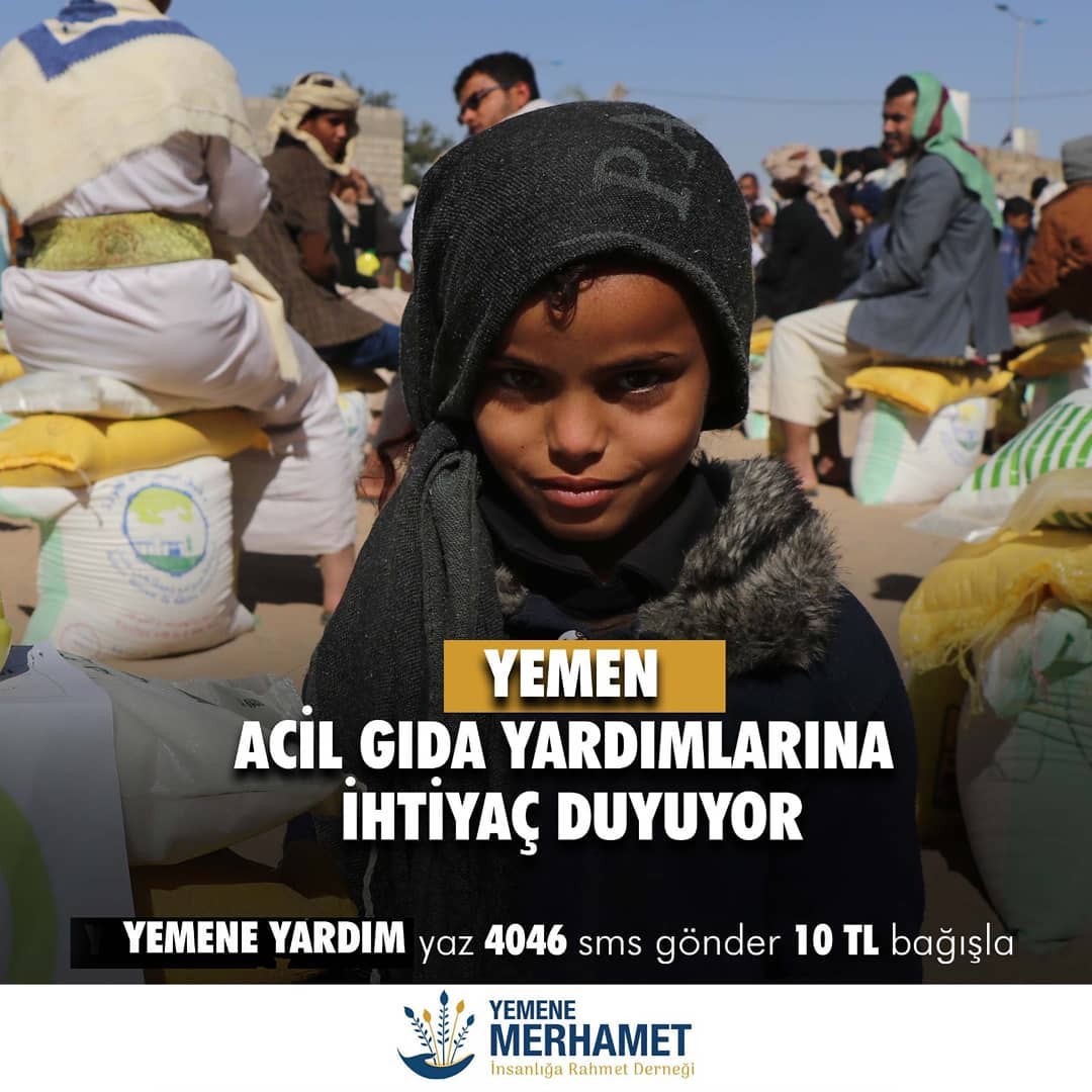 İnsanlığa Rahmet Derneği - Yemen acil gıda yardımlarına ihtiyaç duyuyor ...