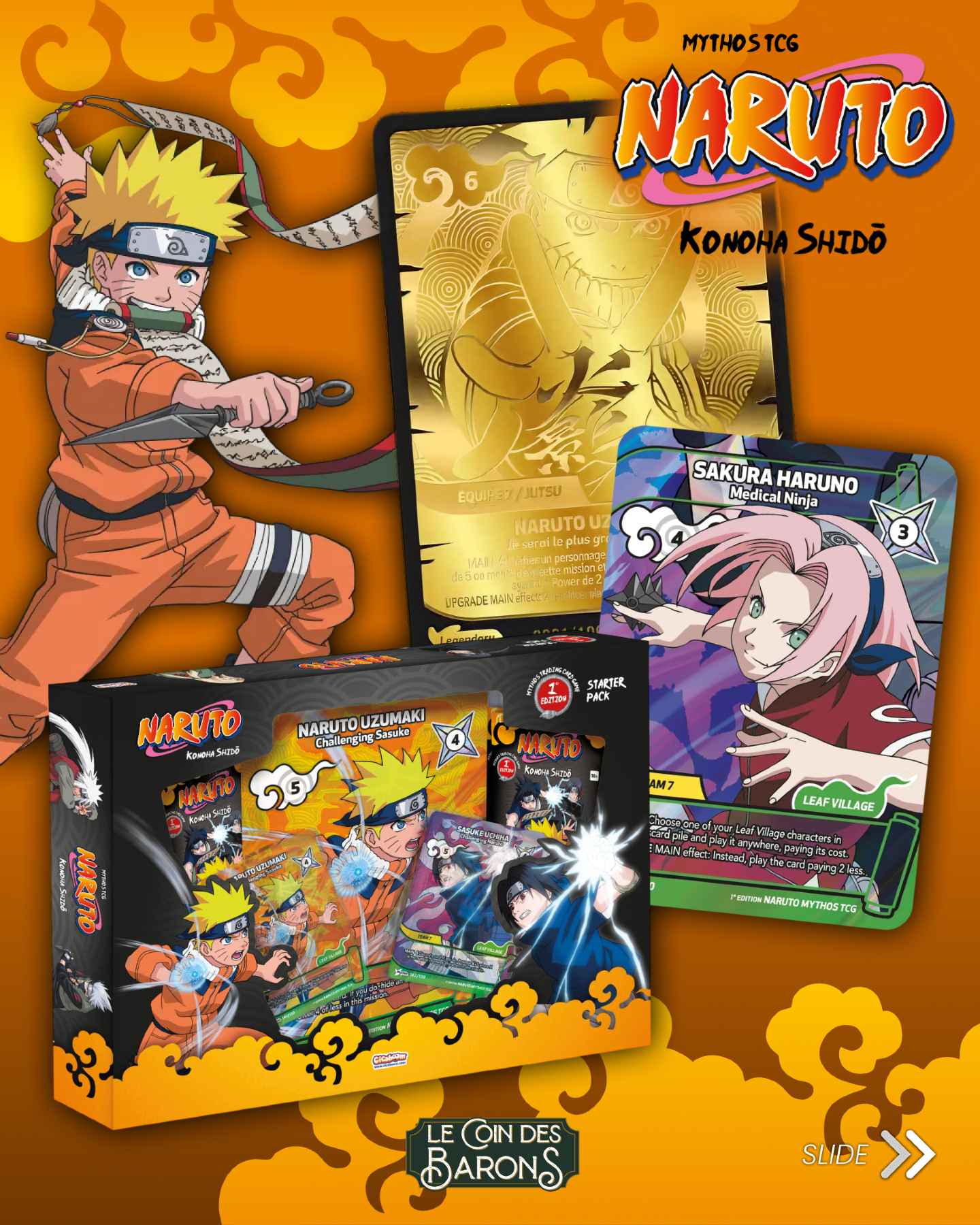 Le nouveau TCG Naruto Mythos fait enfin son entrée dans l