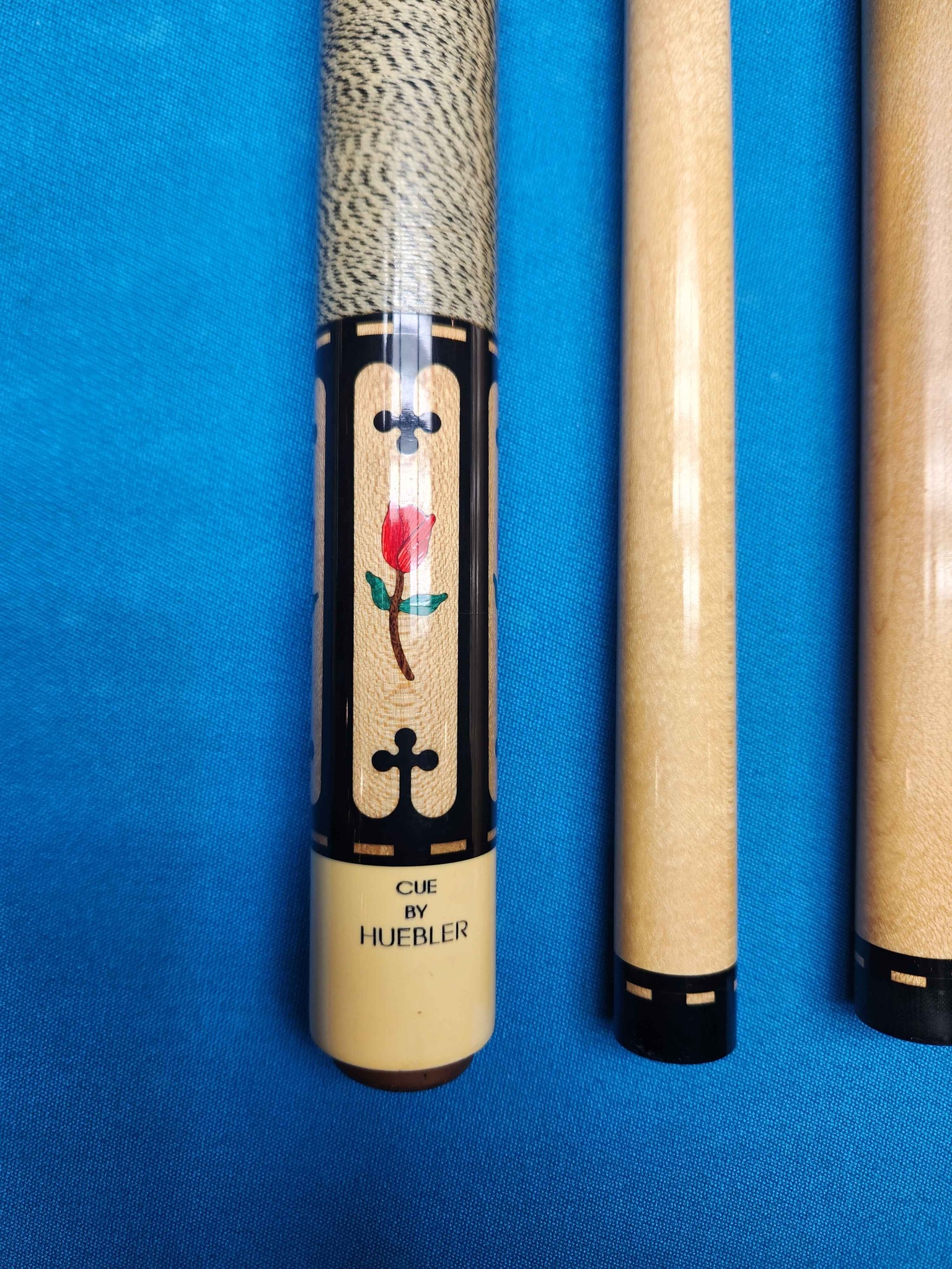 What is a vintage Huebler cue worth without a shaft?