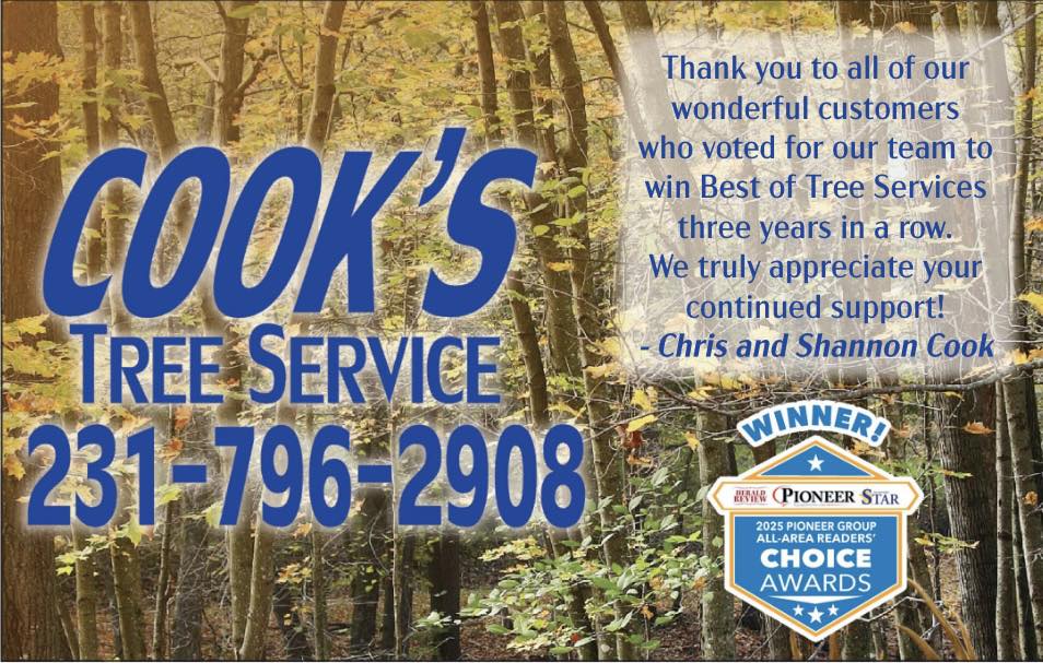 Cook's Tree Service LLC | Mecosta MI