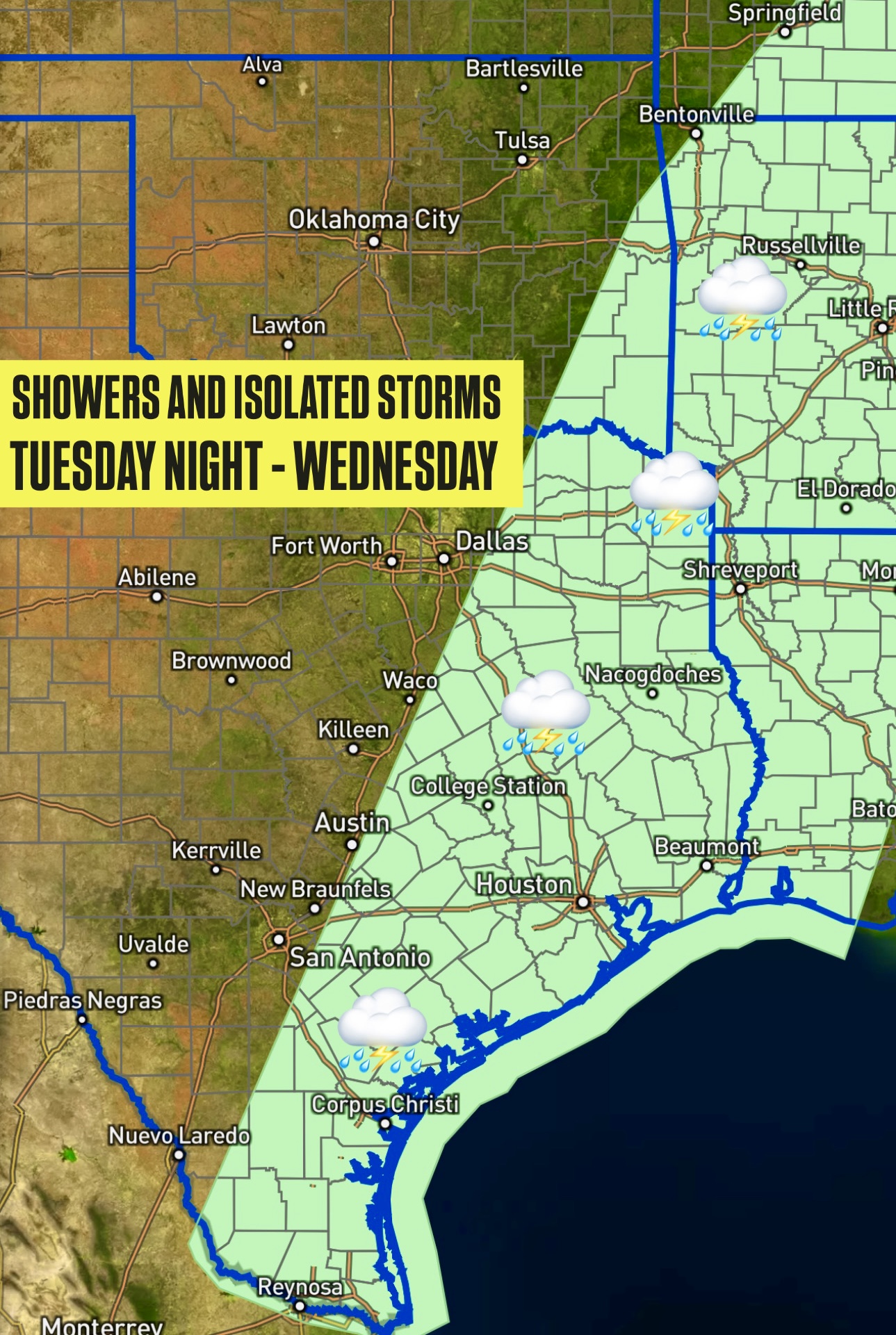 Meteorologist - Isolated showers and storms are possible tomorrow night ...