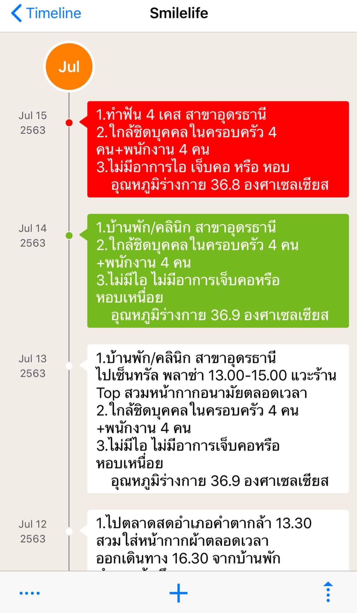แนะนำ App Timeline -Diary and Notes สำหรับ iOS Noded: Smart timeline ...