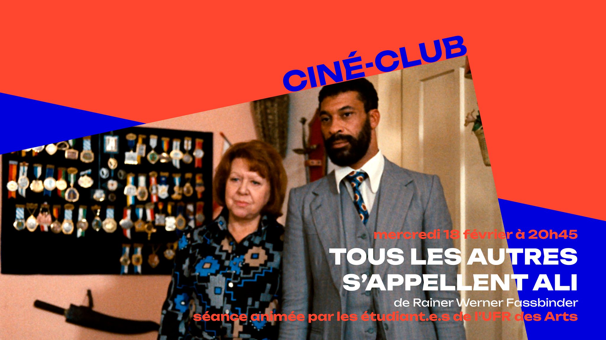Ciné-Club ★ TOUS LES AUTRES S'APPELLENT ALI de Rainer Werner Fassbinder