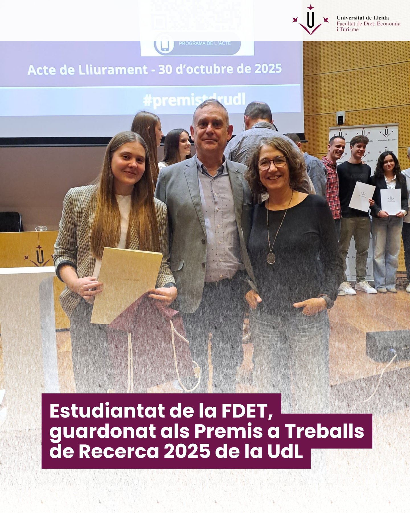 🎓... - Facultat de Dret, Economia i Turisme de la UdL | Facebook