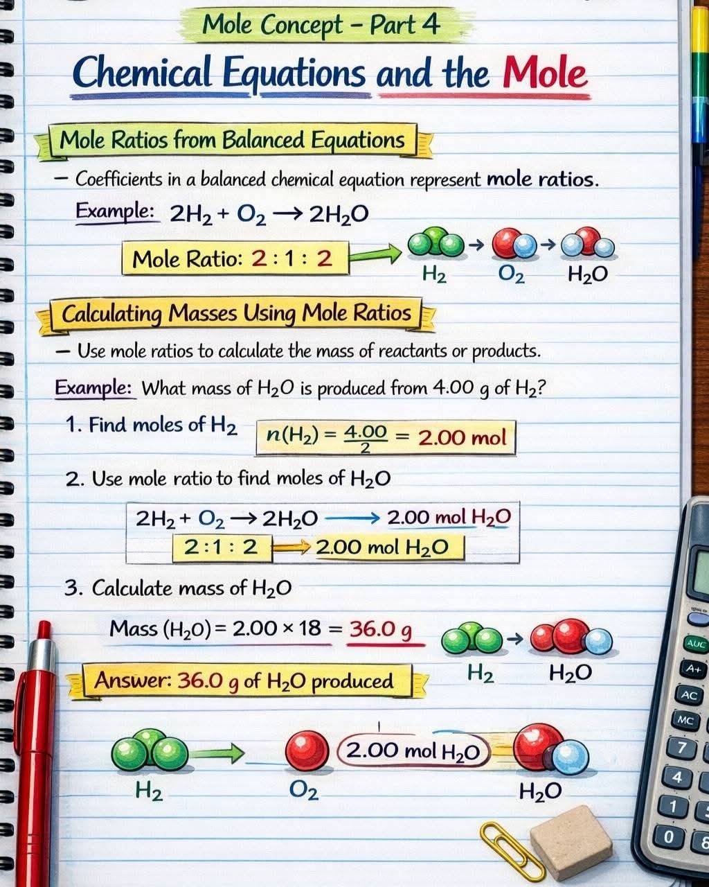 Introduction to the Mole Notes. . .... - Physics & Chemistry | Facebook