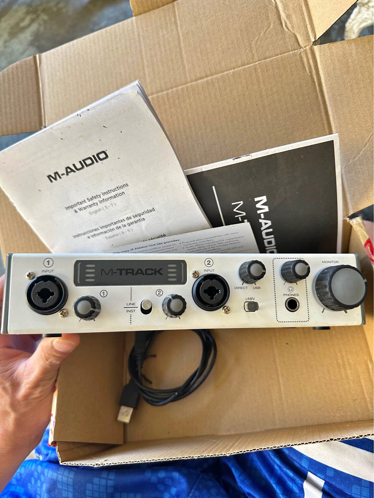 M-Audio M-TRACK Interface - Footswitches & Controllers - Dasmariñas ...