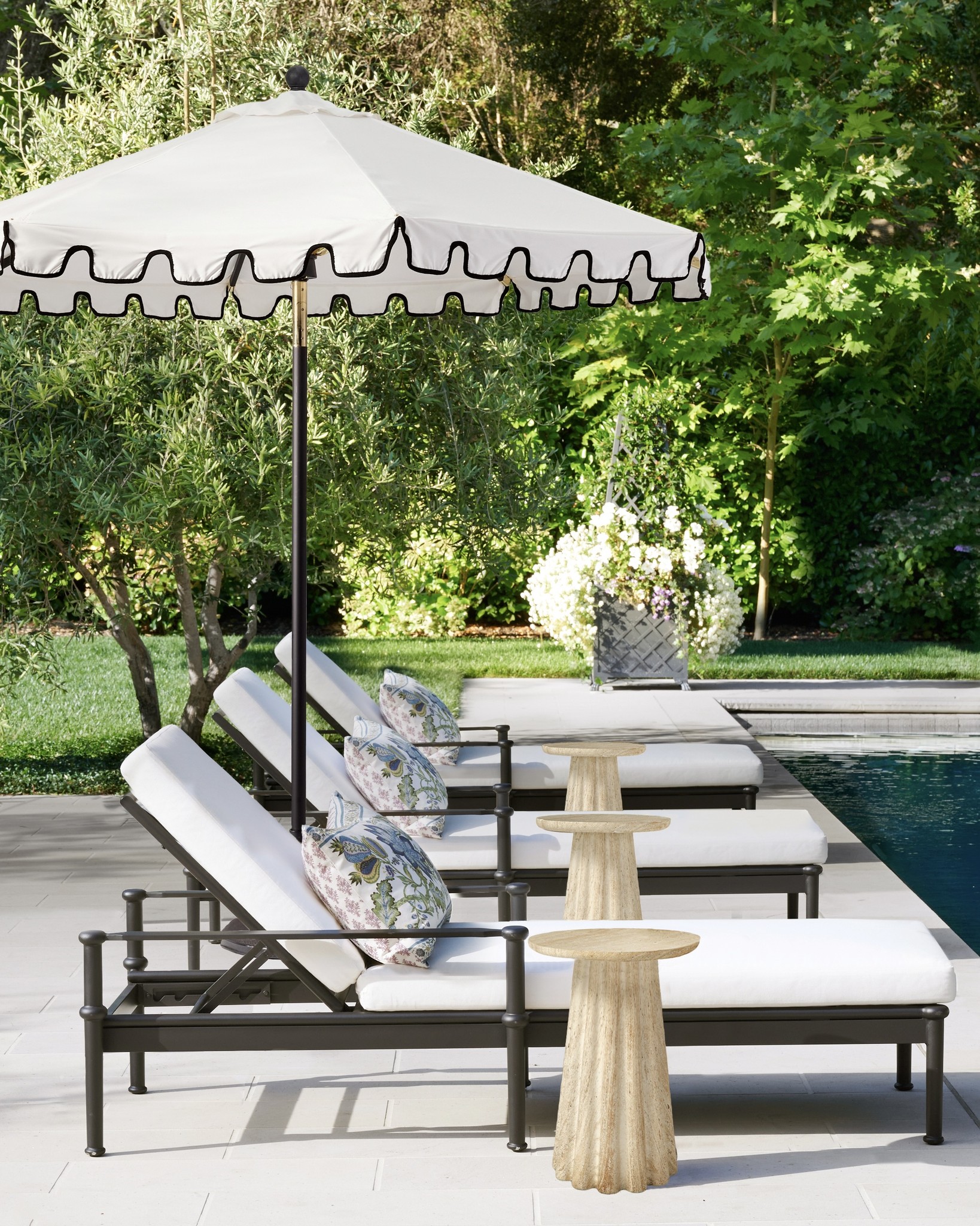 florence 60 inch outdoor patio dining table umbrella Teak Wood Bistro Table, 27 by Chic Teak only $393.68 The umbrella Style Selections Kenwood Round Outdoor