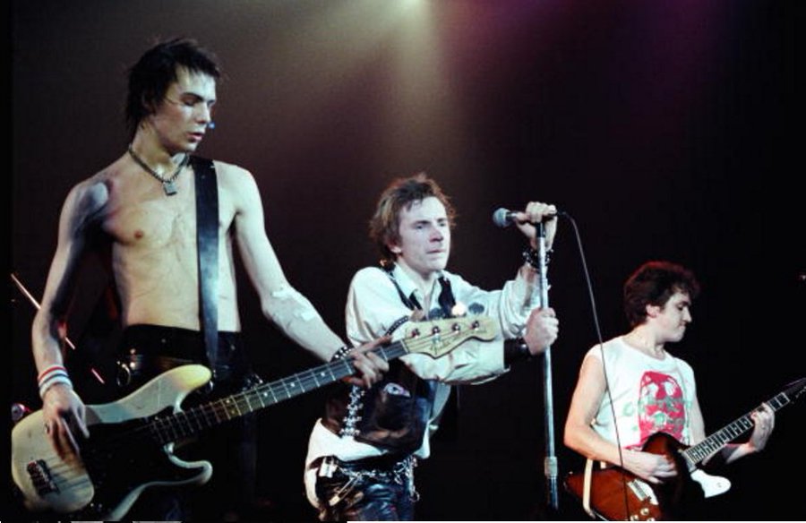 The Sex Pistols live at The Winterland Ballroom in San Francisco