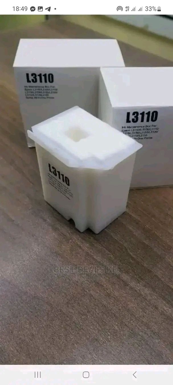 Tampon Encreur De Rechange Et Boîte D'Entretien Pour Imprimantes Epson ET 2710 2712 2714 2715 2720 2721 2726 2760