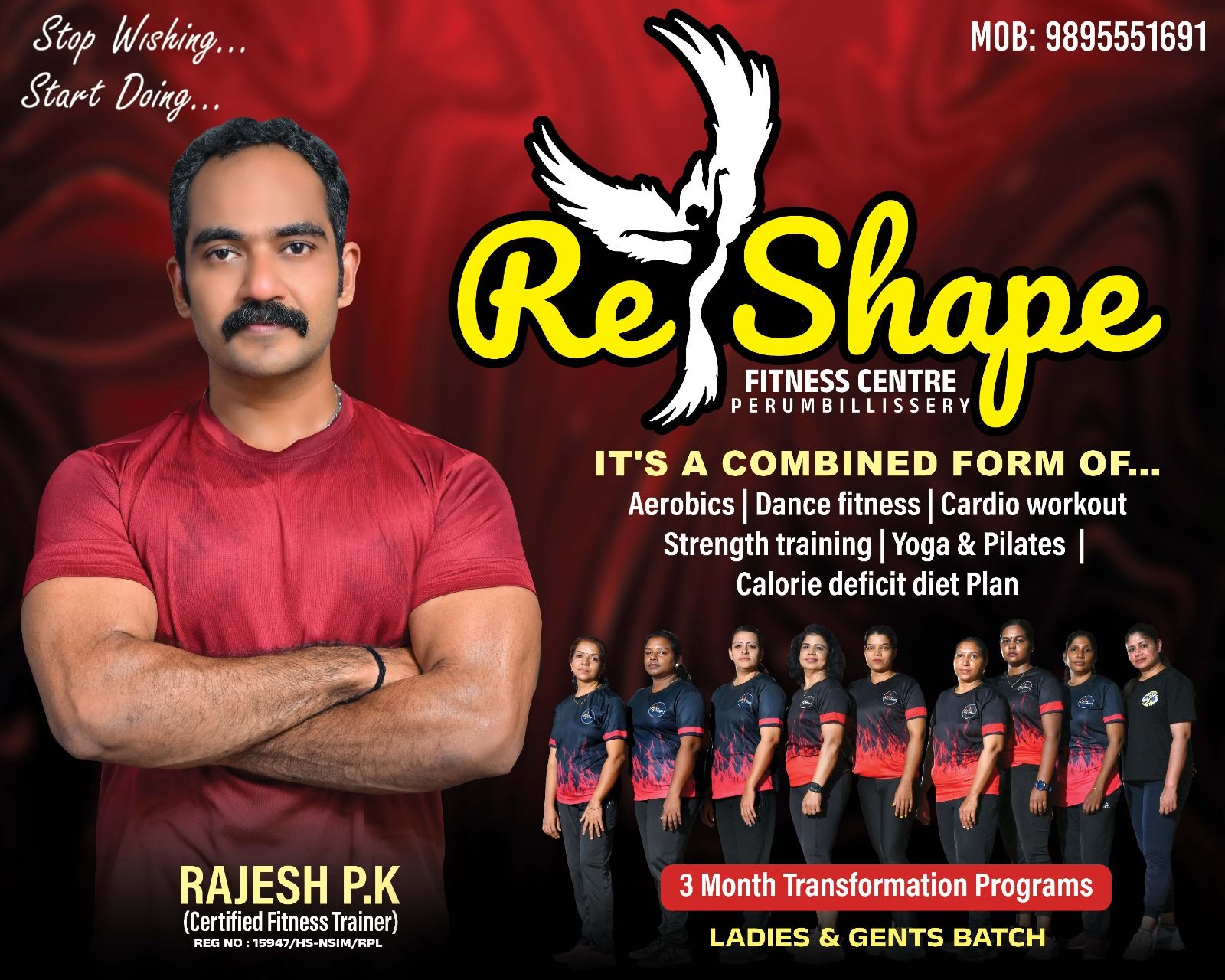 Reshape fitness centre | Thrissur
