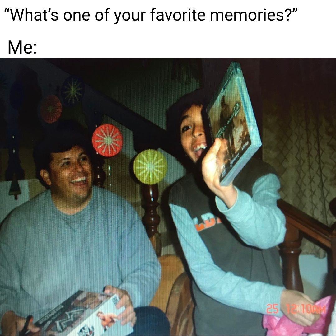 A blurry photo. A brand-new game. A moment frozen in time. As 
