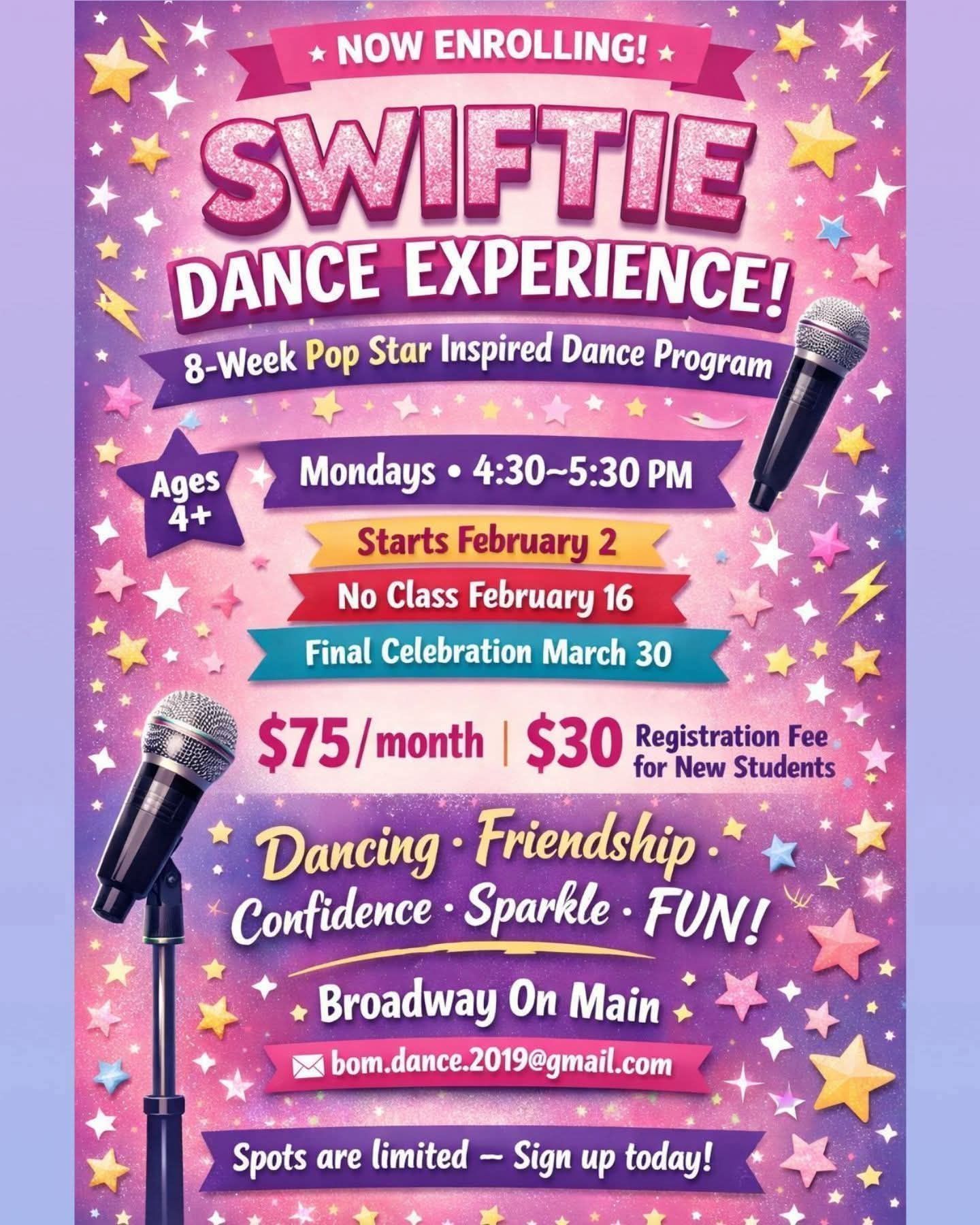 NOW ENROLLING Starts in 3 weeks!... - Broadway on Main | Facebook