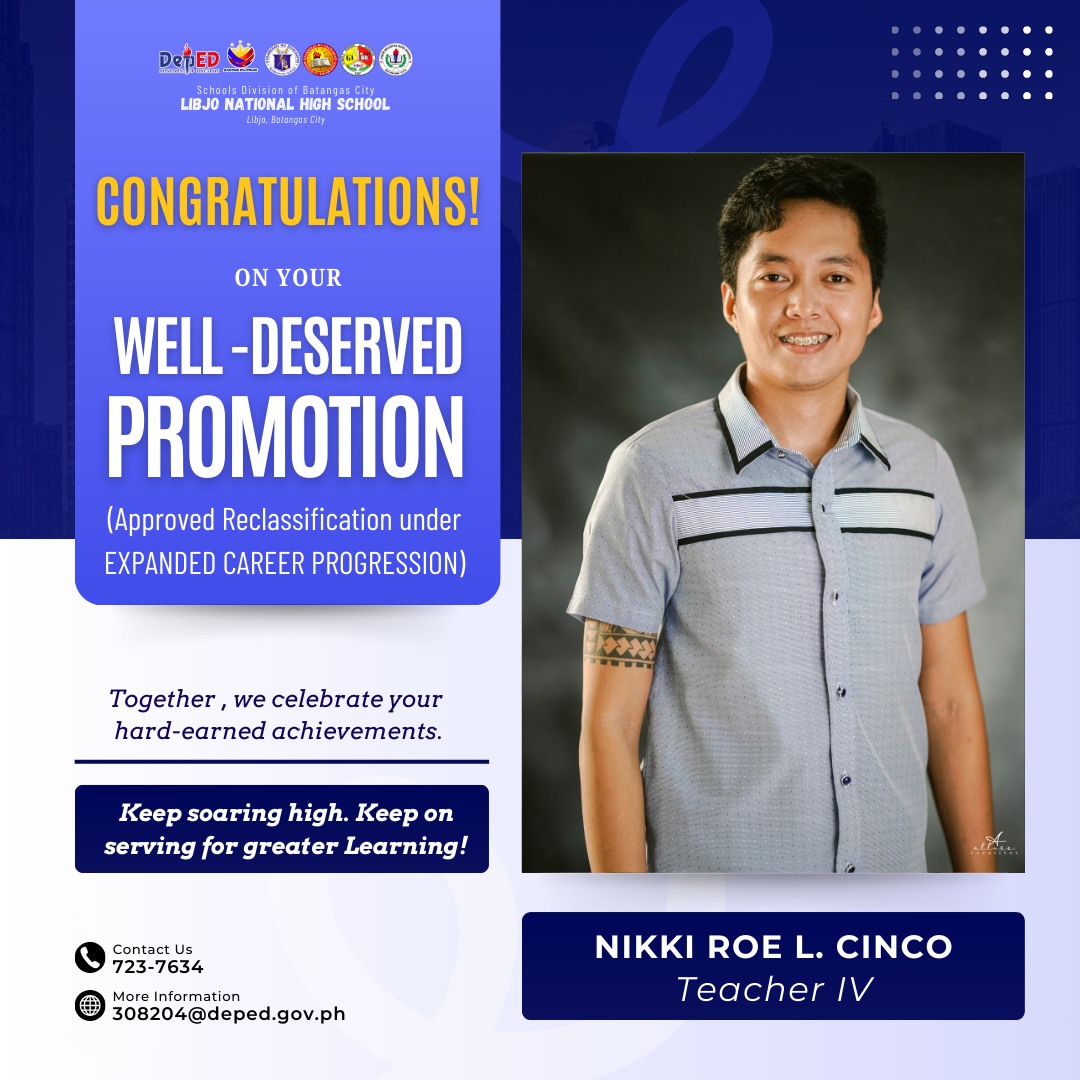 DepEd Tayo Libjo... - DepEd Tayo Libjo NHS - Batangas City