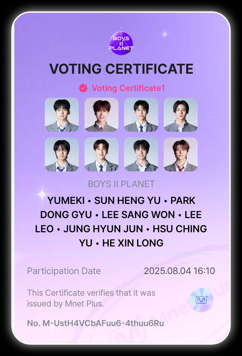 planet cards collective from Boys II Planet ✨ (preview)