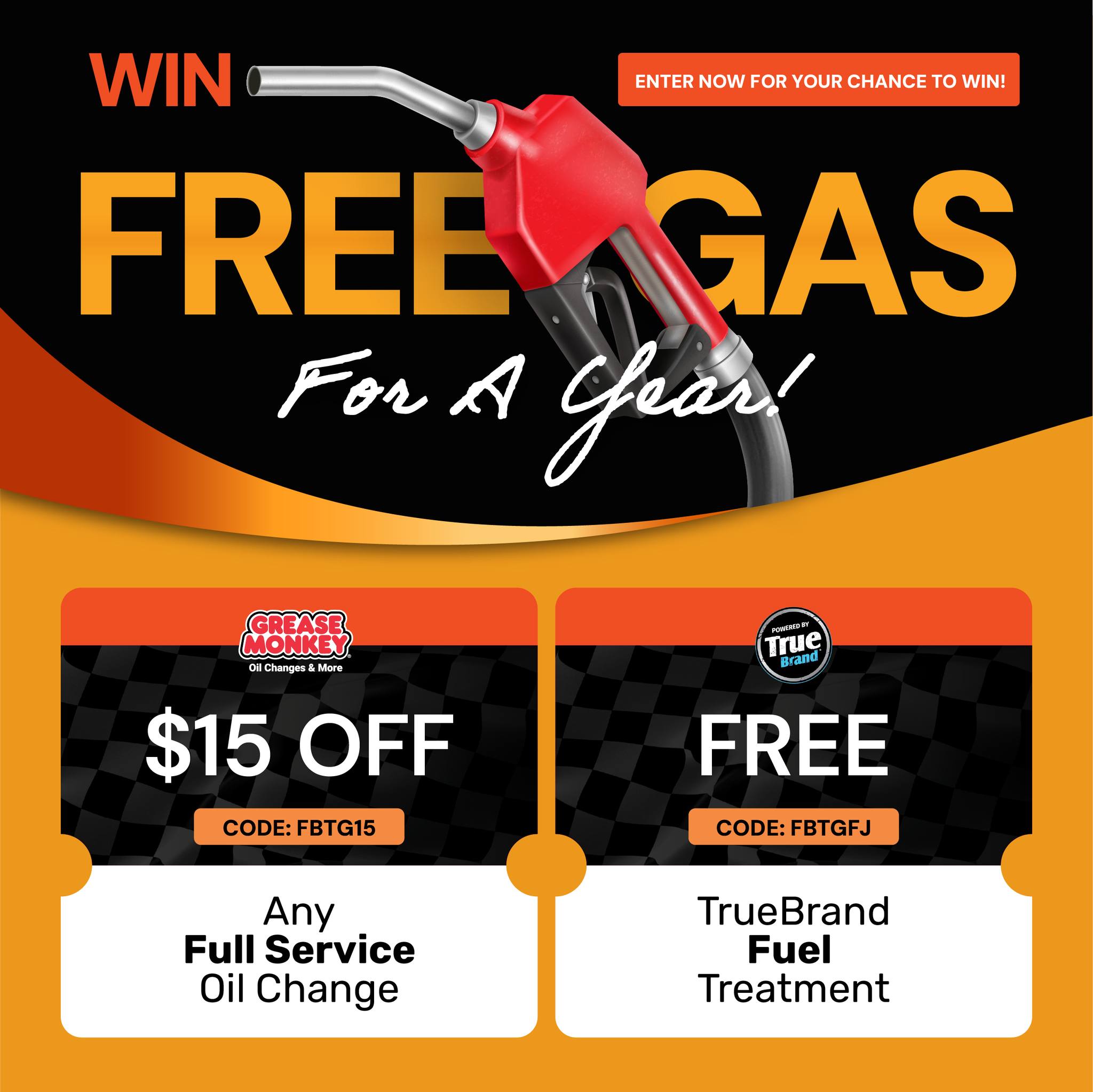 🏆 Win FREE GAS for a YEAR!... - Retro Lube now Grease Monkey | Facebook