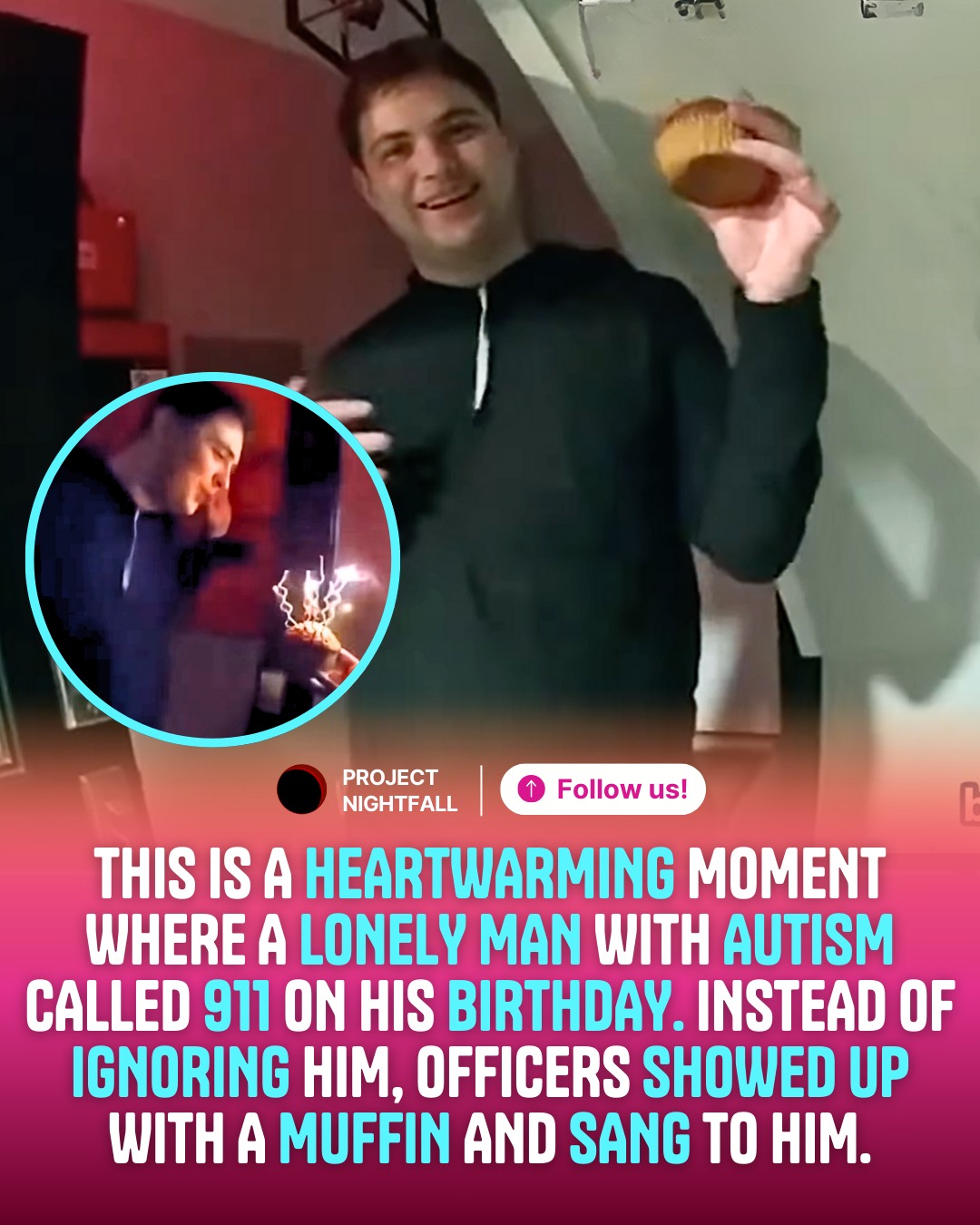 He called 911 because he was lonely.... - Project Nightfall | Facebook