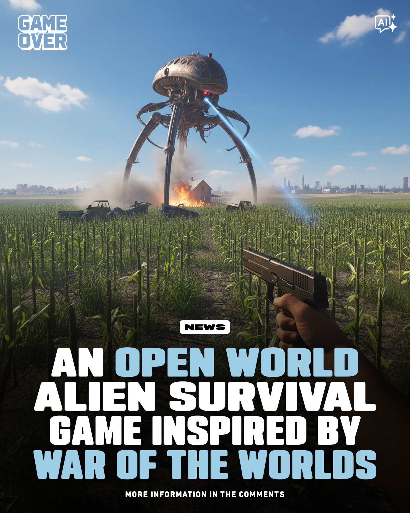 Gamerly - 🔥 A brutal alien invasion survival game is on the way 🌍 Open ...