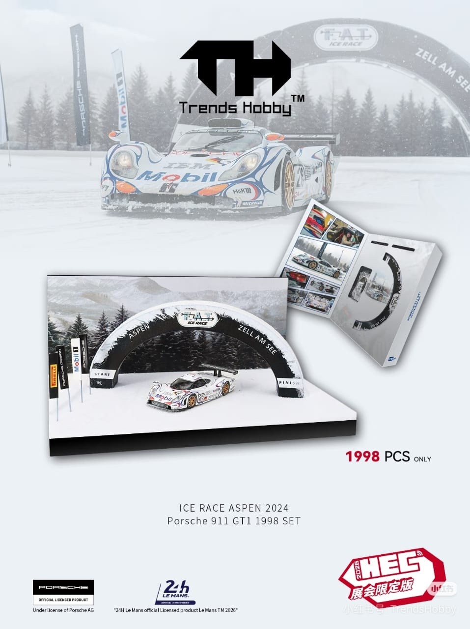 Pre Order Available* Trends Hobby TH HEC Beijing 2026 Porsche 911