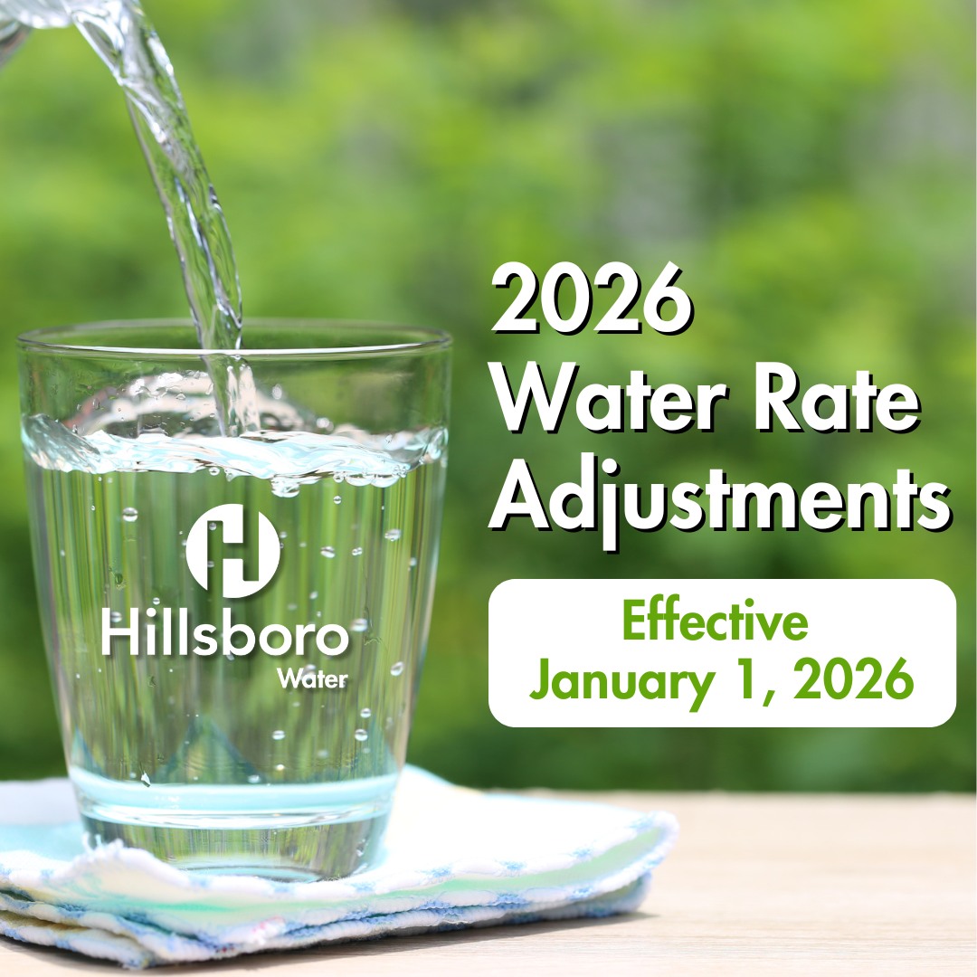 The 2026 Water Rate... - Hillsboro Water Department | Facebook